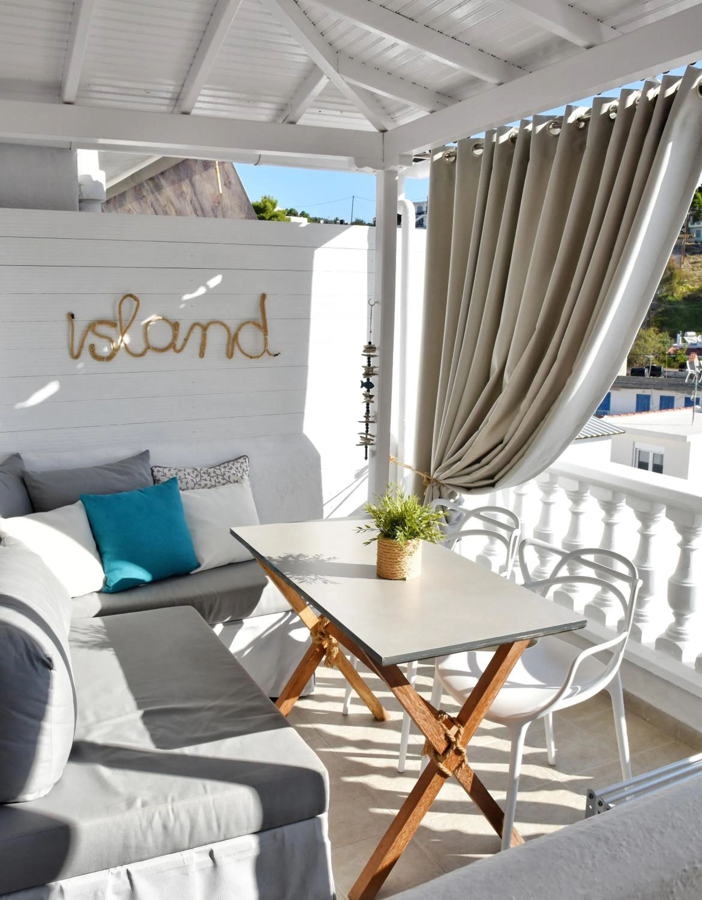 Balcony/Terrace in Angelos Design Suites