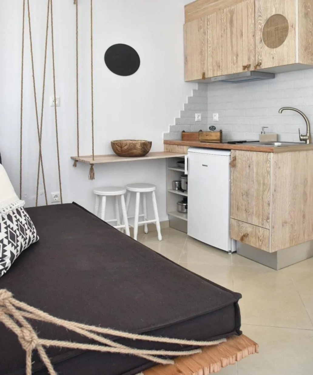 Kitchen or kitchenette in Angelos Design Suites