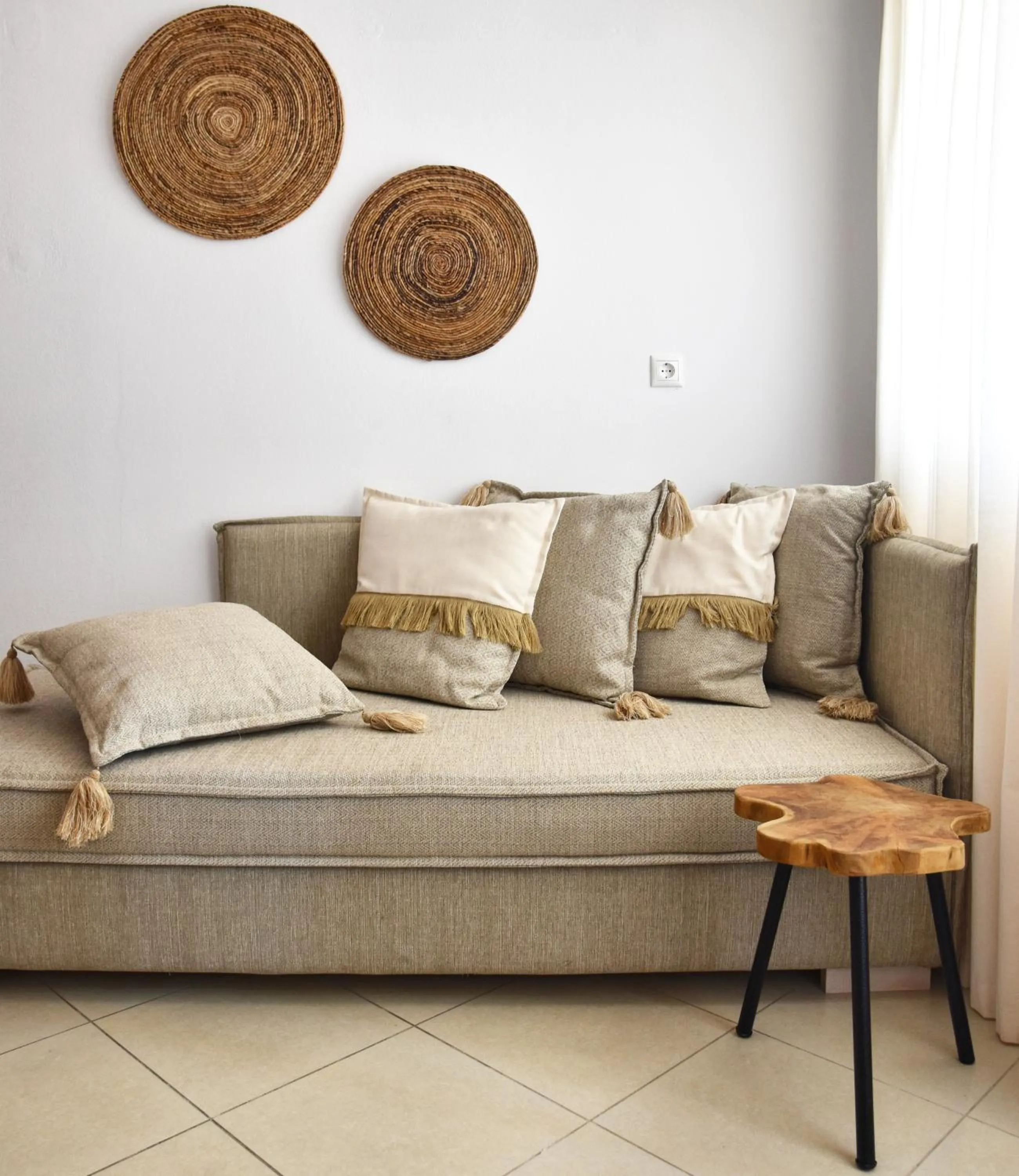 Living room in Angelos Design Suites