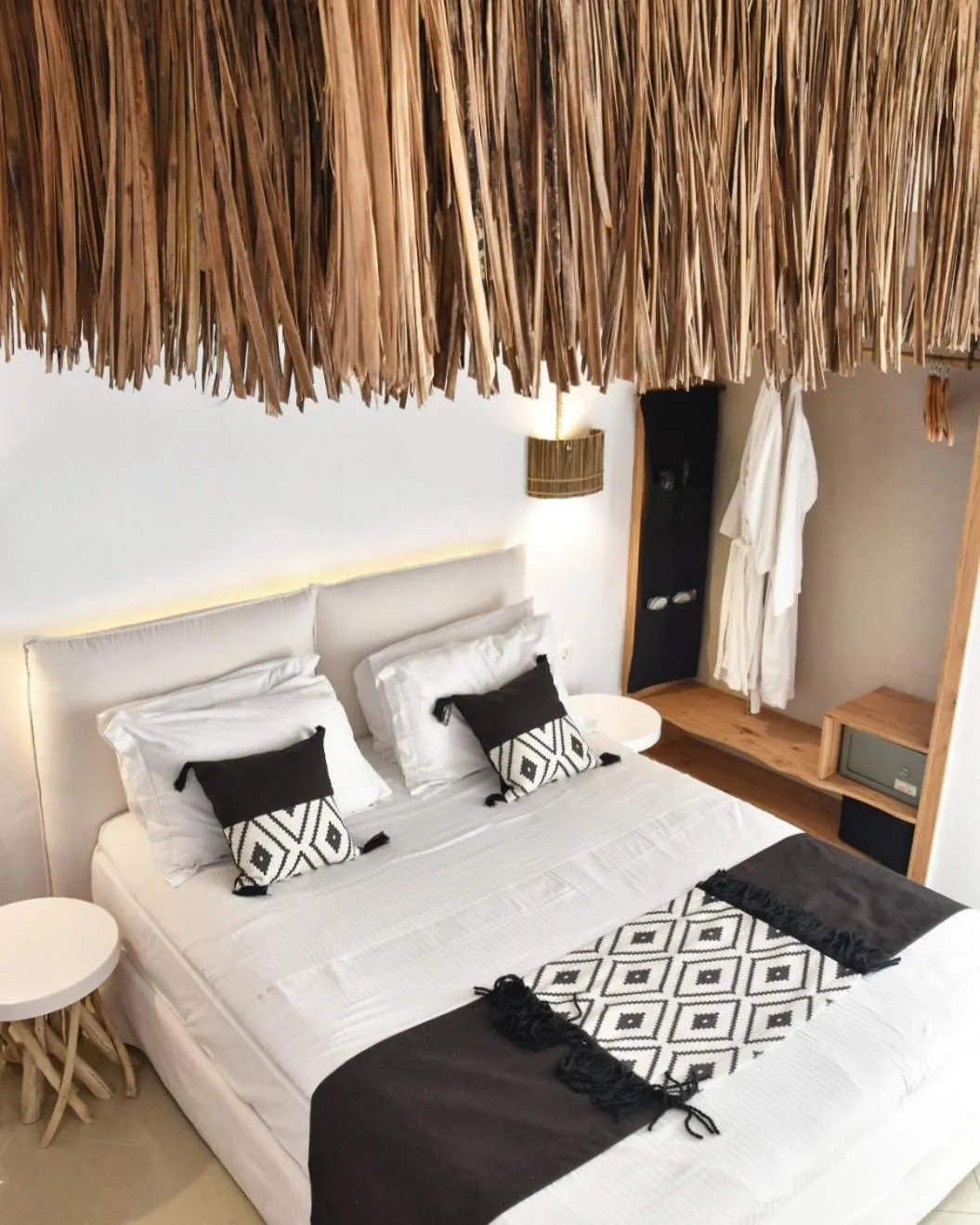 Bed in Angelos Design Suites