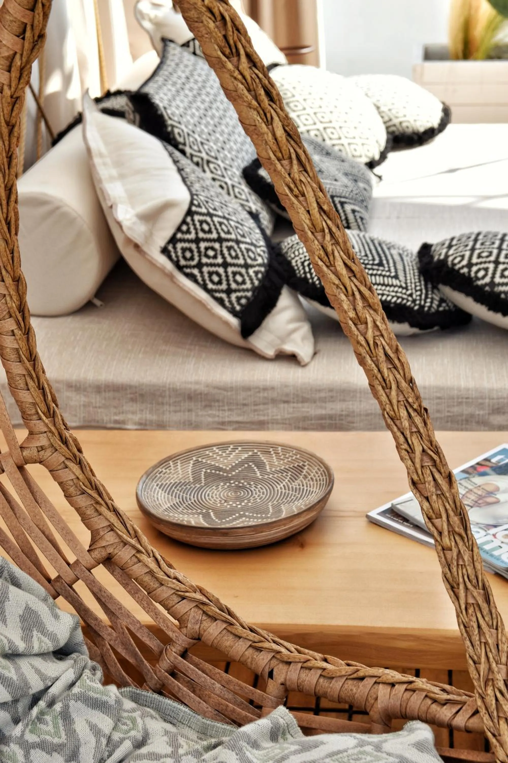 Balcony/Terrace, Bed in Angelos Design Suites