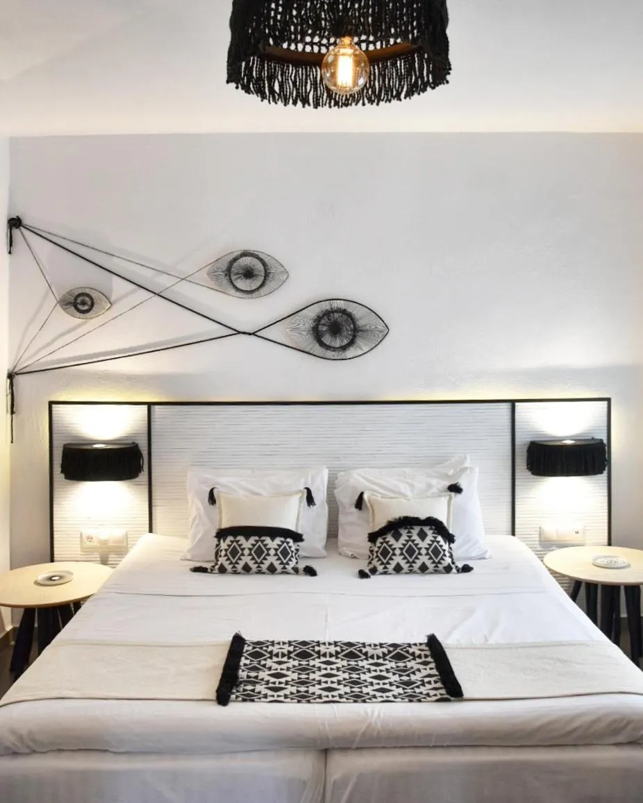 Bed in Angelos Design Suites