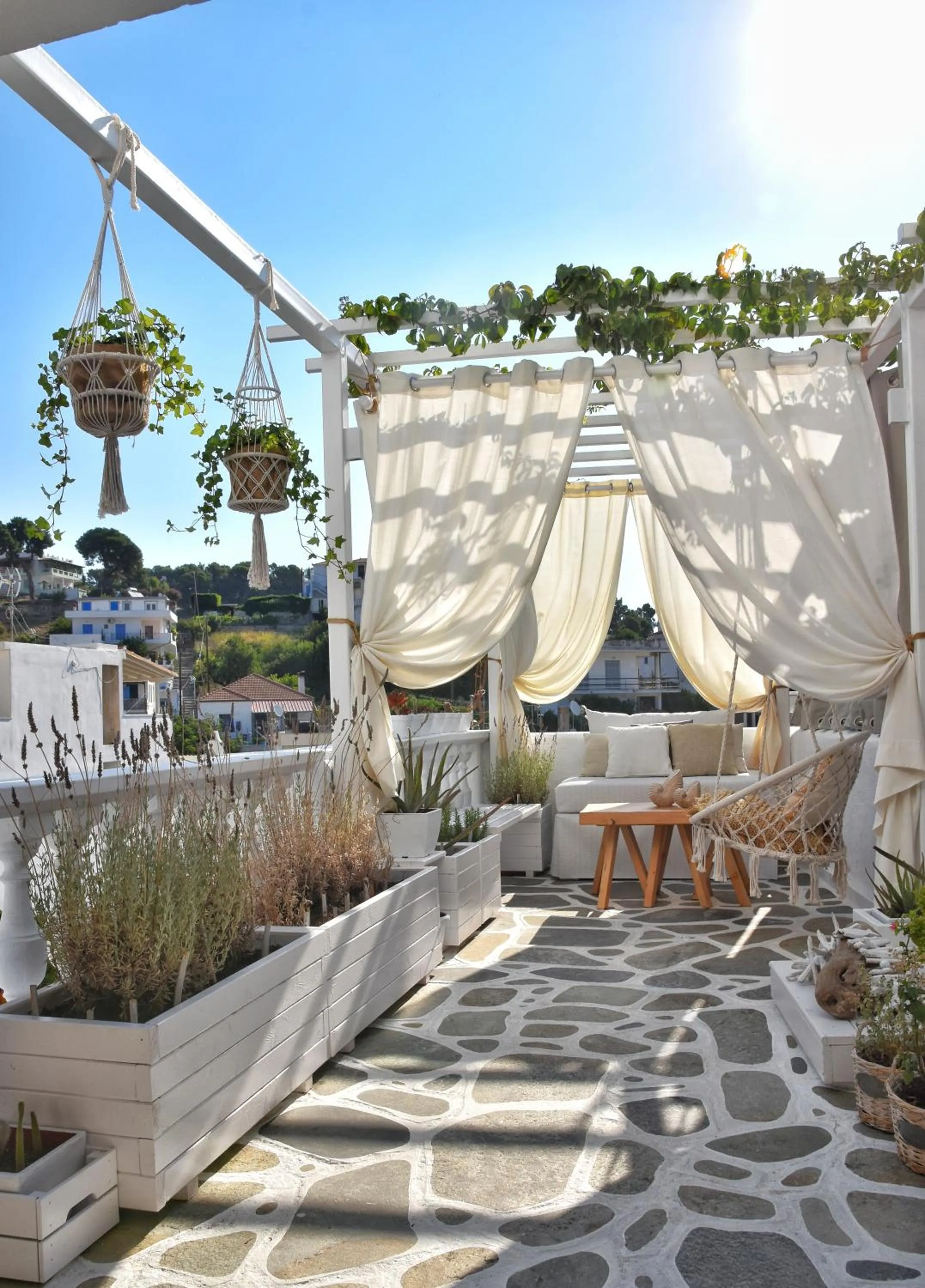 Balcony/Terrace in Angelos Design Suites