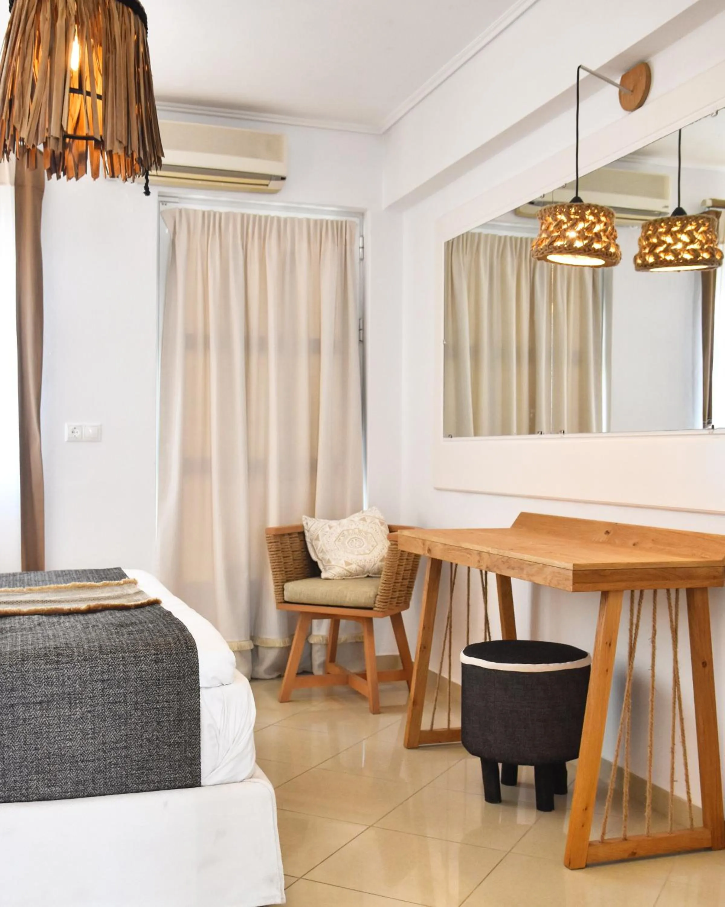 Bedroom in Angelos Design Suites