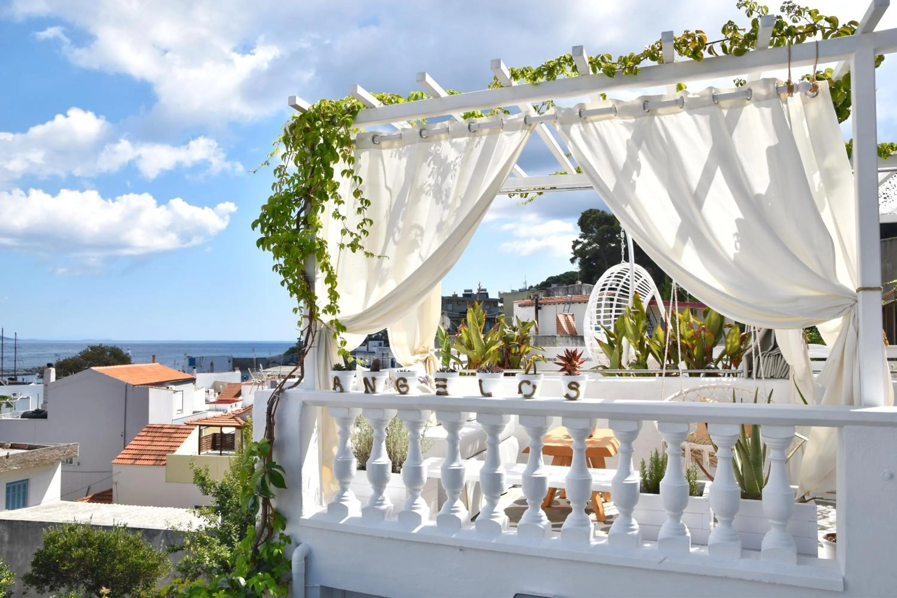 Balcony/Terrace in Angelos Design Suites
