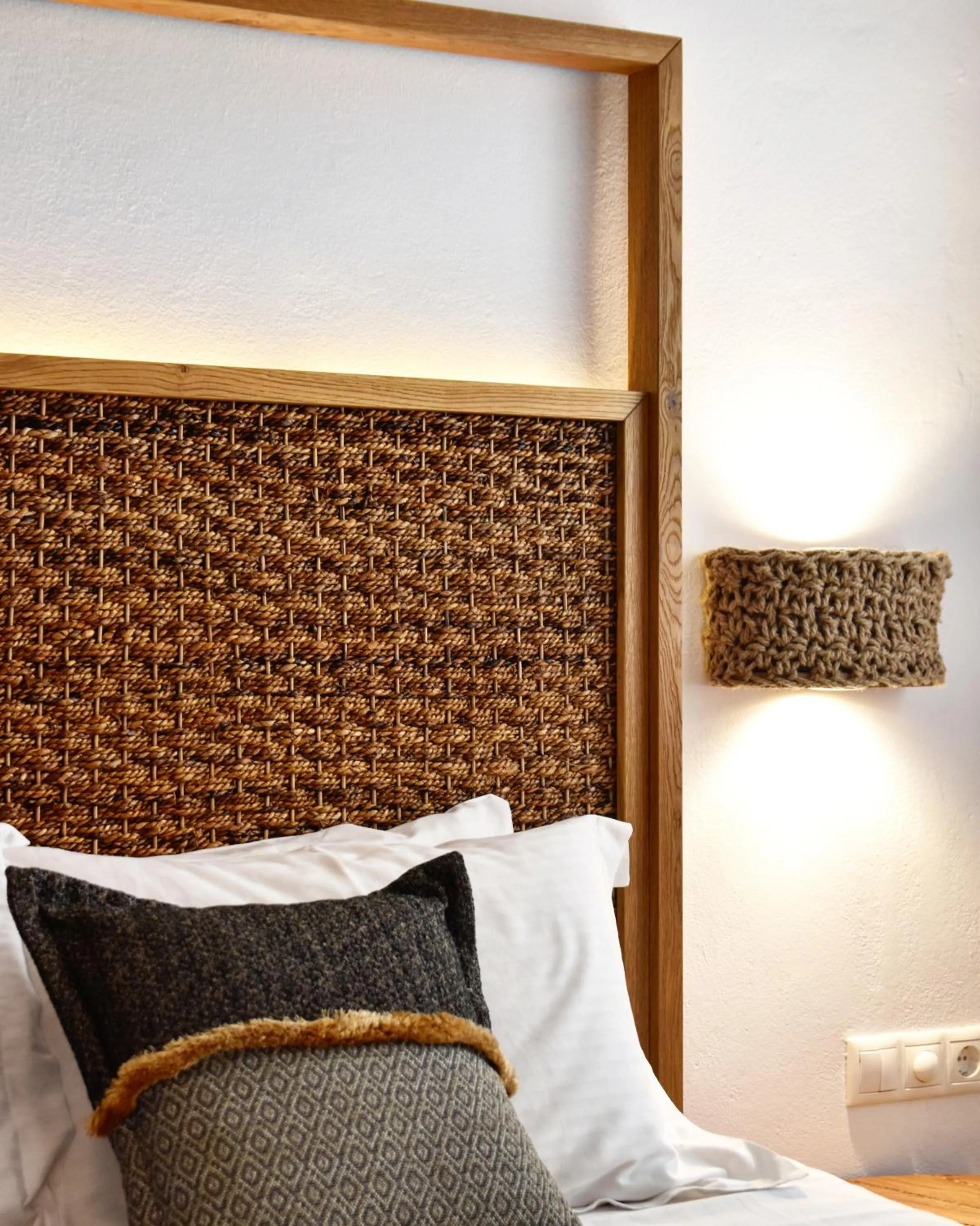 Bed in Angelos Design Suites