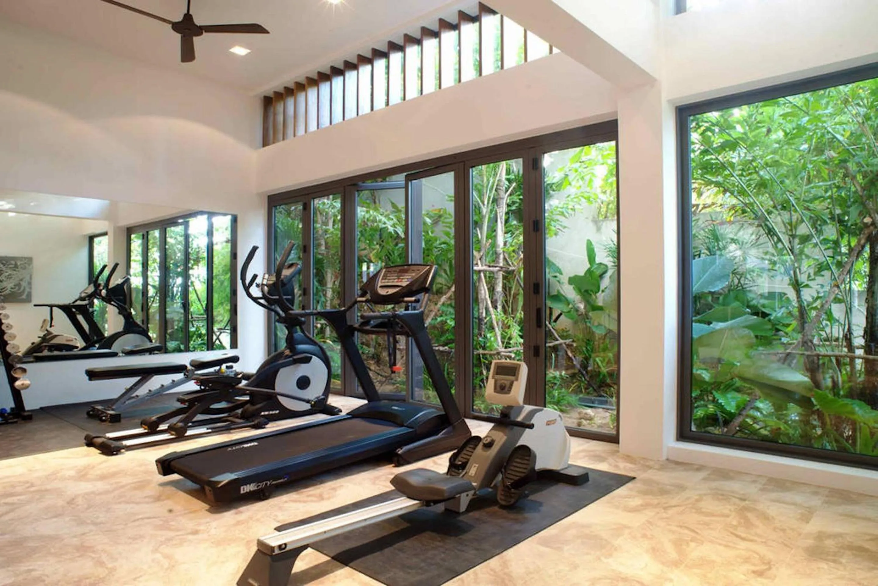 Fitness centre/facilities in 9 Bedroom Sea Blue View Villa - 5 Star with Staff SDV080A-By Samui Dream Villas
