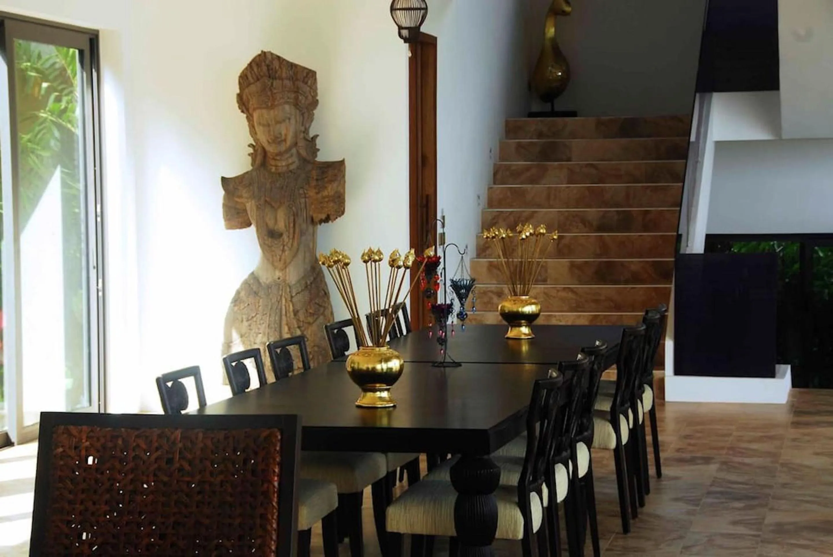 Dining area in 9 Bedroom Sea Blue View Villa - 5 Star with Staff SDV080A-By Samui Dream Villas