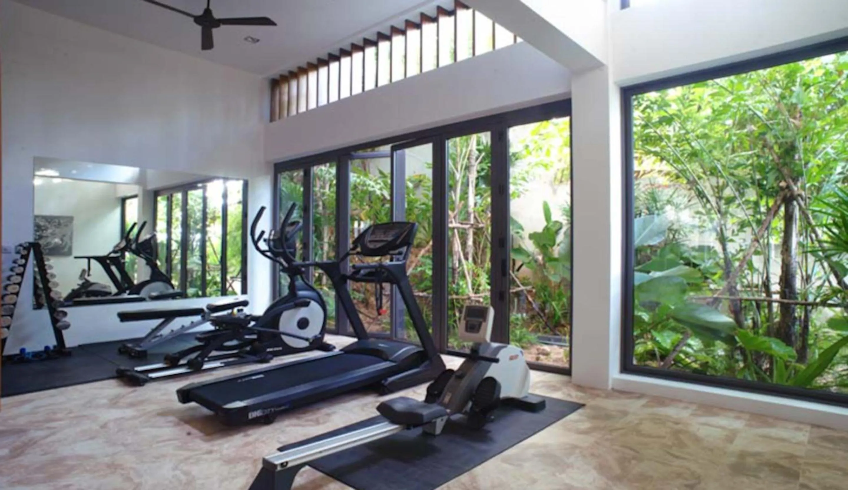 Fitness centre/facilities in 9 Bedroom Sea Blue View Villa - 5 Star with Staff SDV080A-By Samui Dream Villas