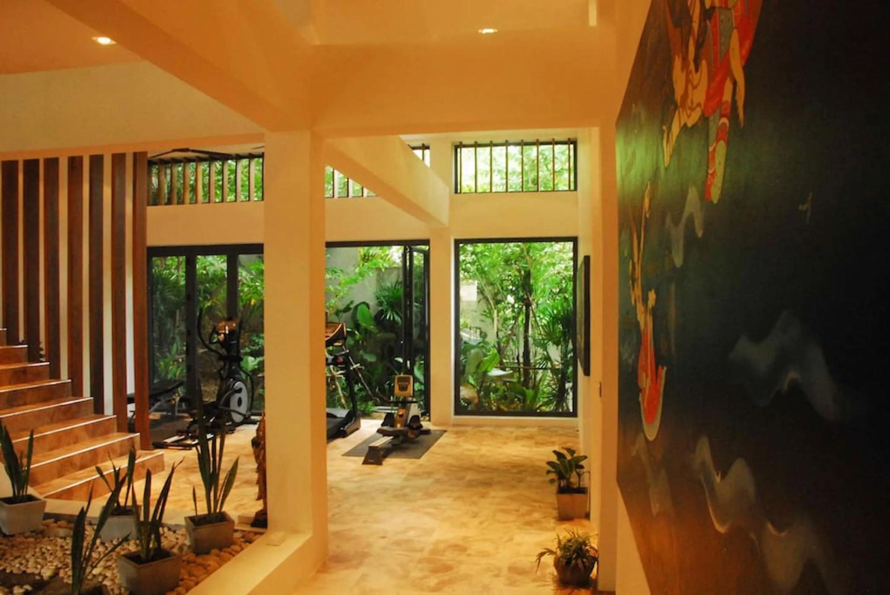 Fitness centre/facilities in 9 Bedroom Sea Blue View Villa - 5 Star with Staff SDV080A-By Samui Dream Villas