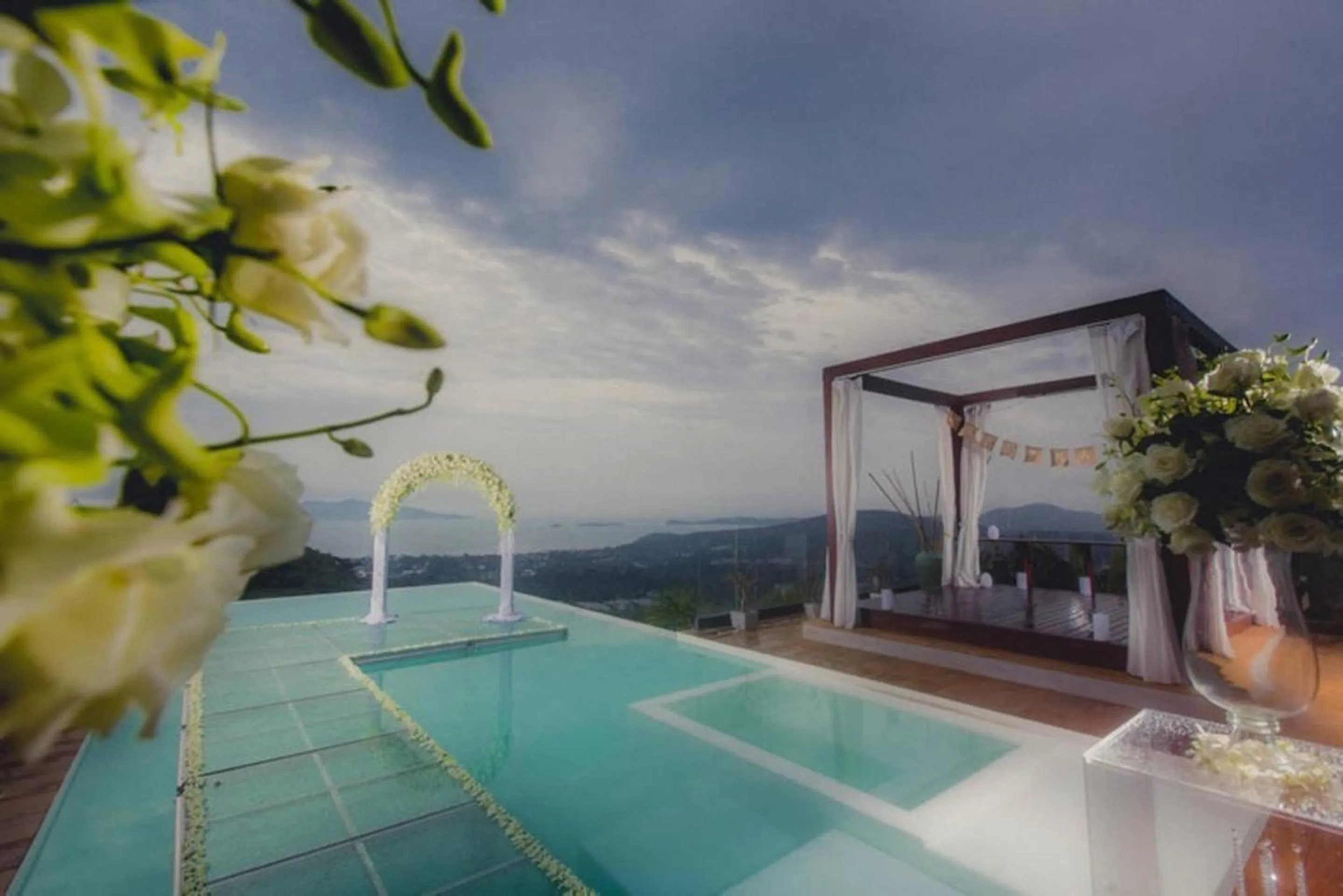 Swimming pool in 9 Bedroom Sea Blue View Villa - 5 Star with Staff SDV080A-By Samui Dream Villas