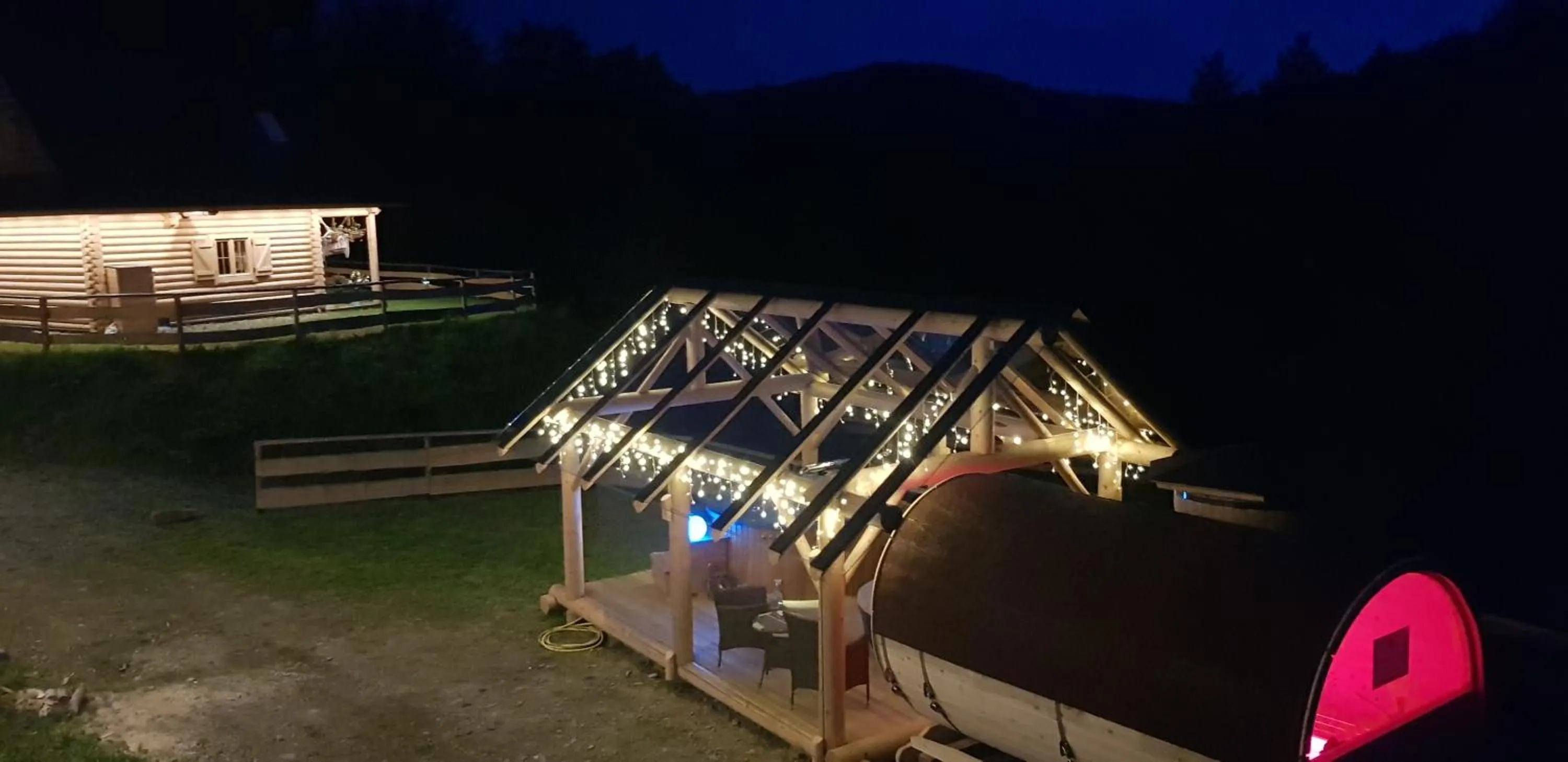 Evening entertainment in Cicha Polana