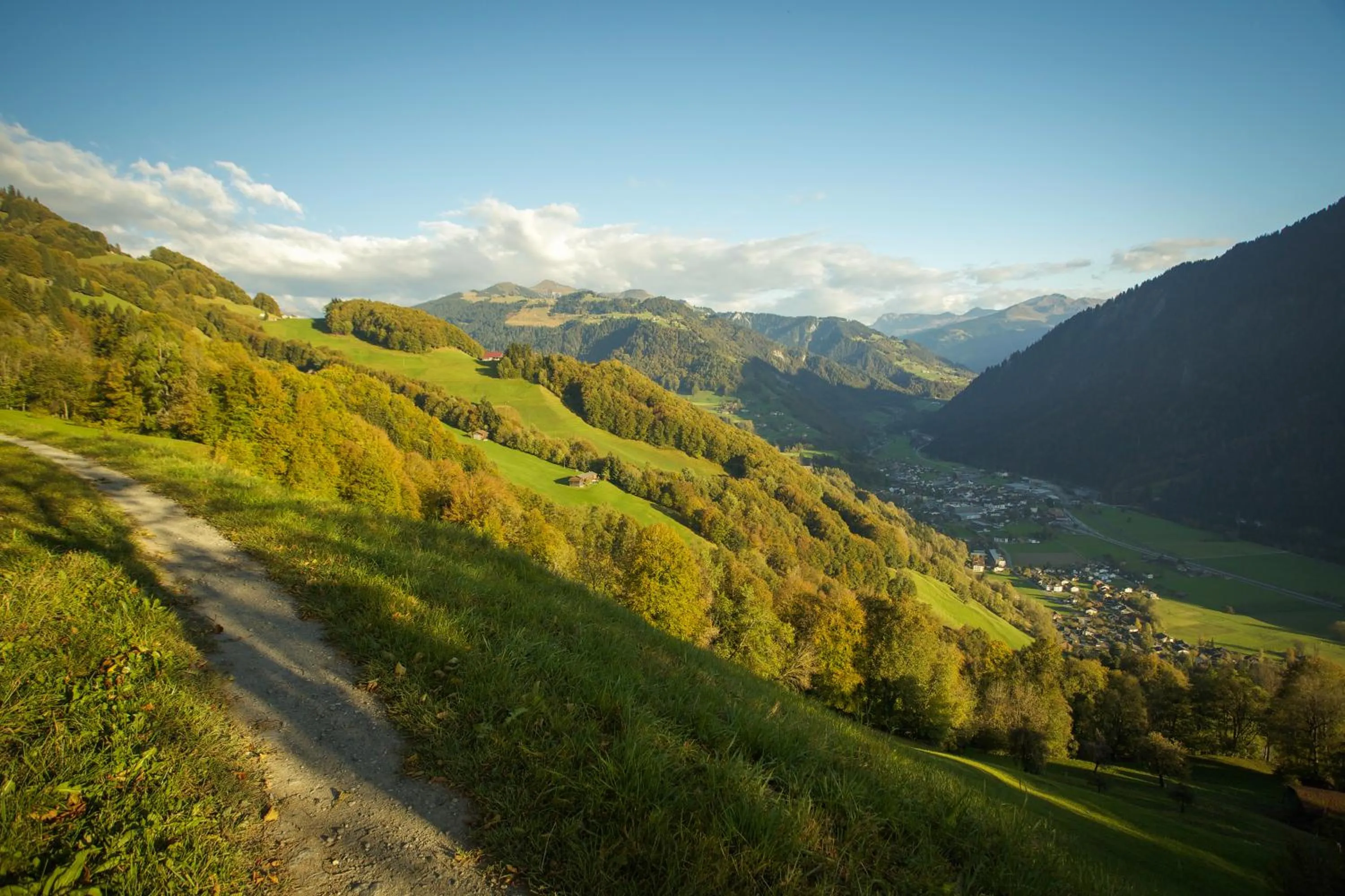 Mountain view in Gästehaus Alpina in Fanas
