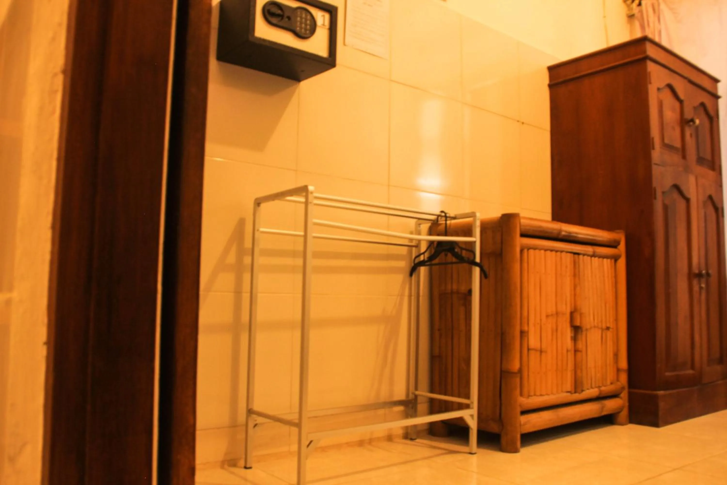 wardrobe in Seabreeze Hostel Bali