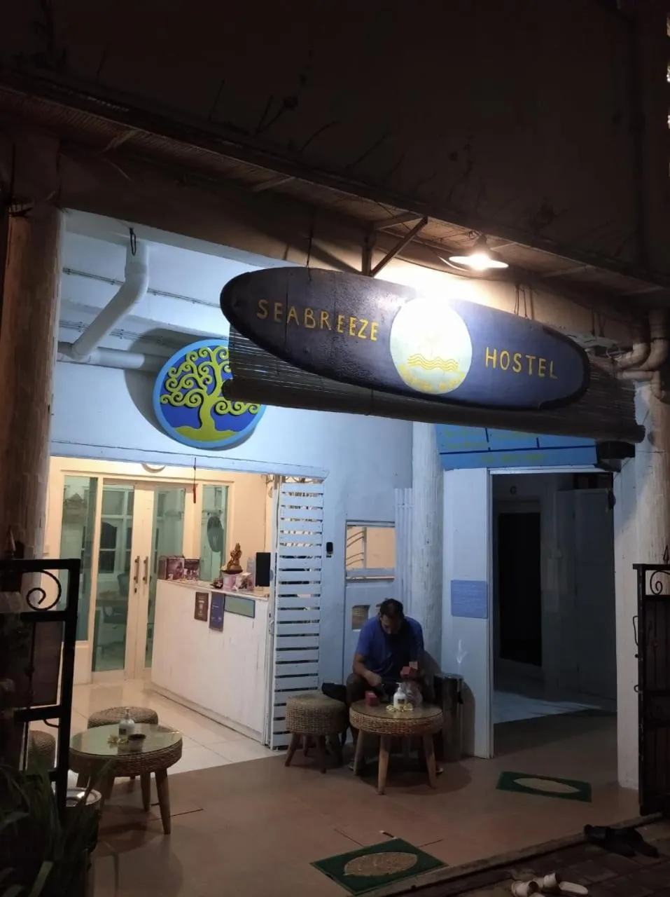 Night in Seabreeze Hostel Bali