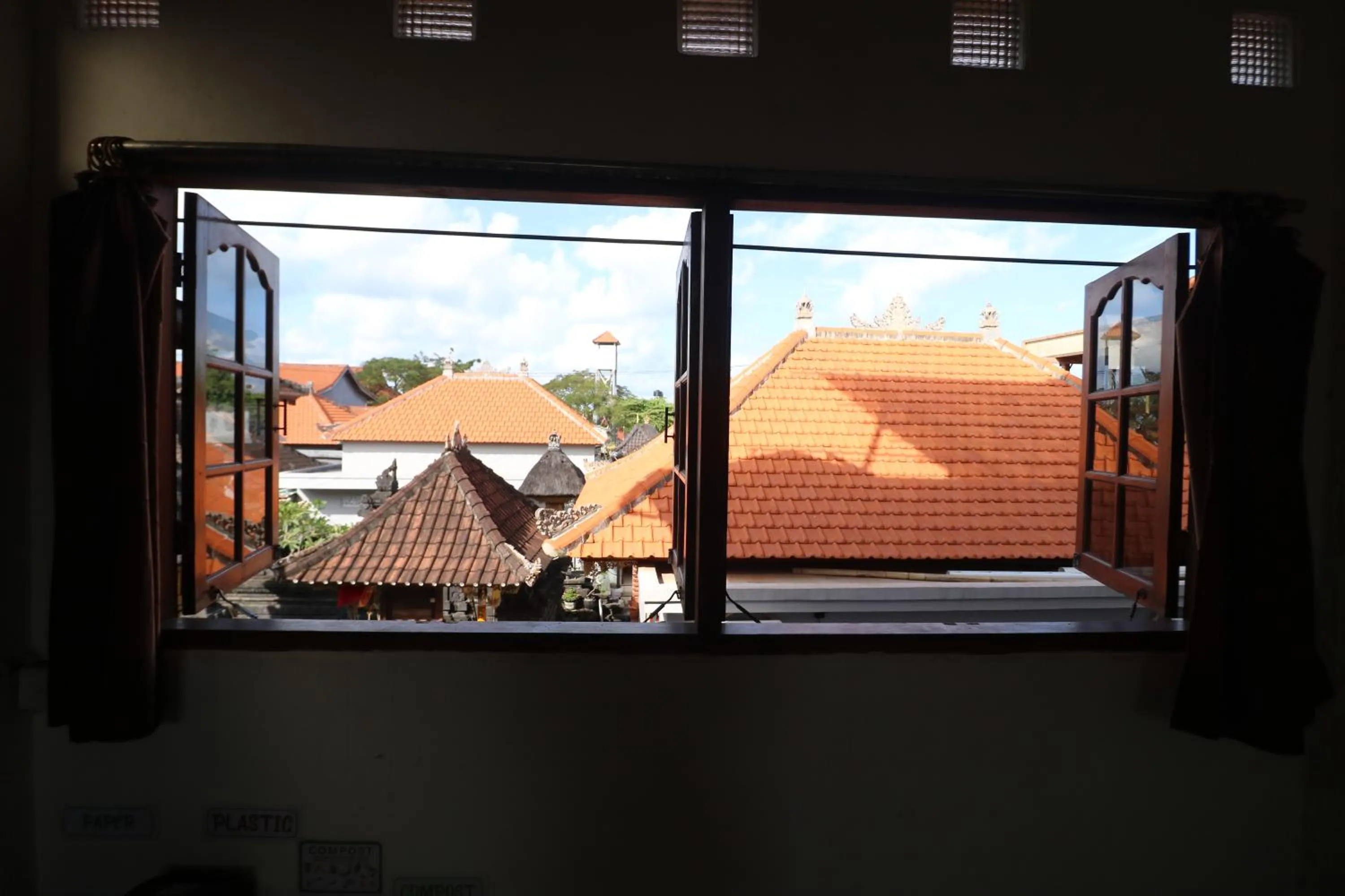 Balcony/Terrace in Seabreeze Hostel Bali