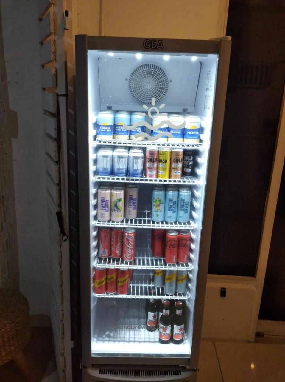 Food and drinks in Seabreeze Hostel Bali