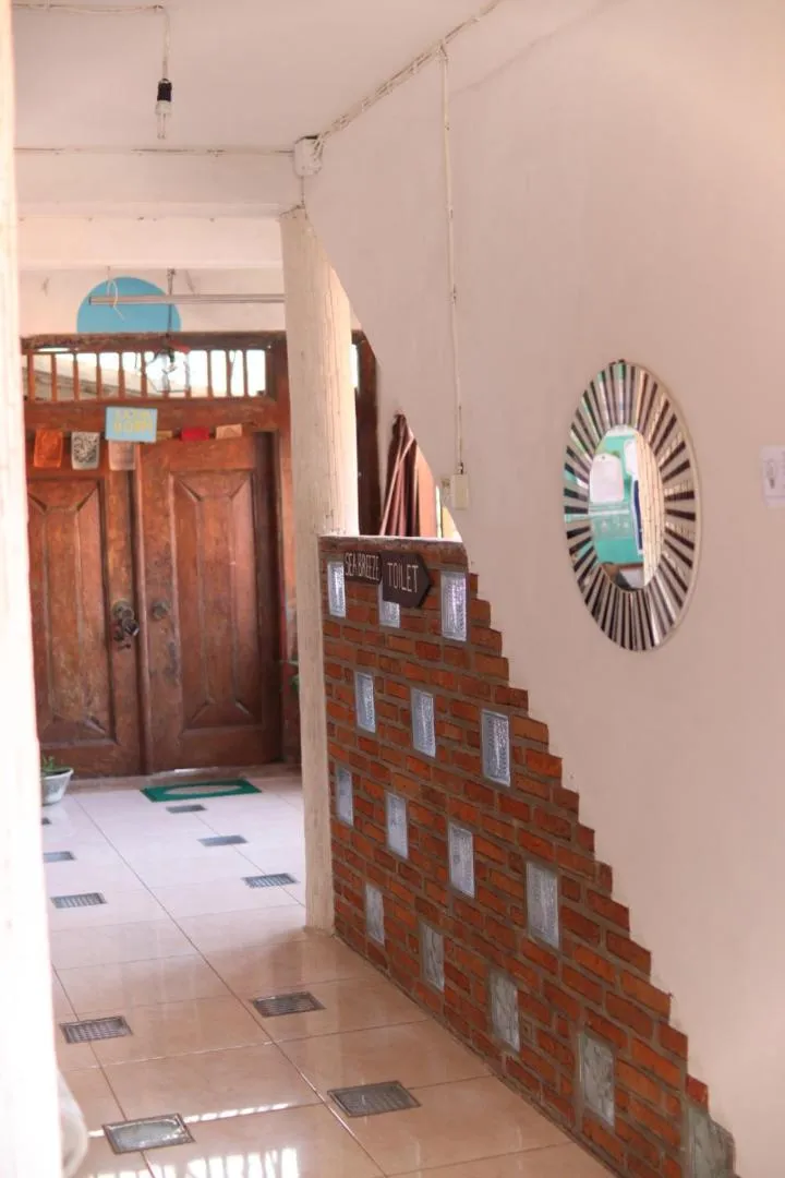 Living room in Seabreeze Hostel Bali