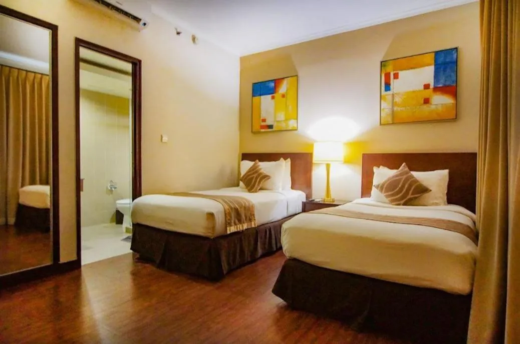 Bed in Grand Dafam Ancol Jakarta