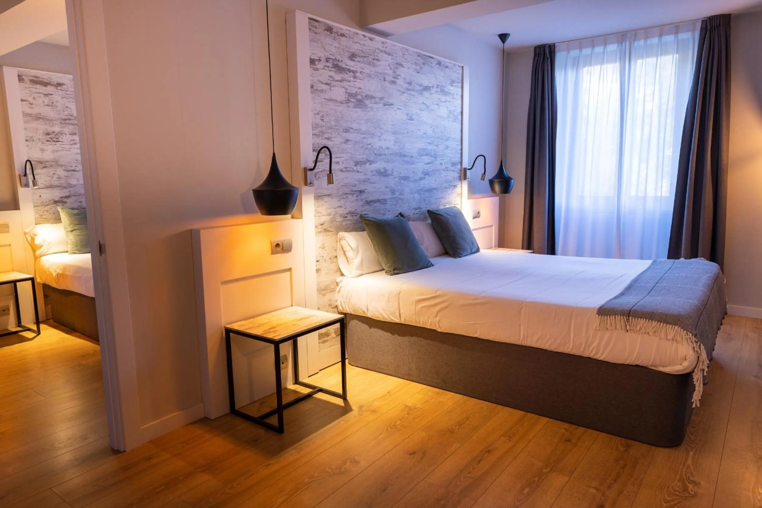 Bed in Hotel Cims de Camprodon