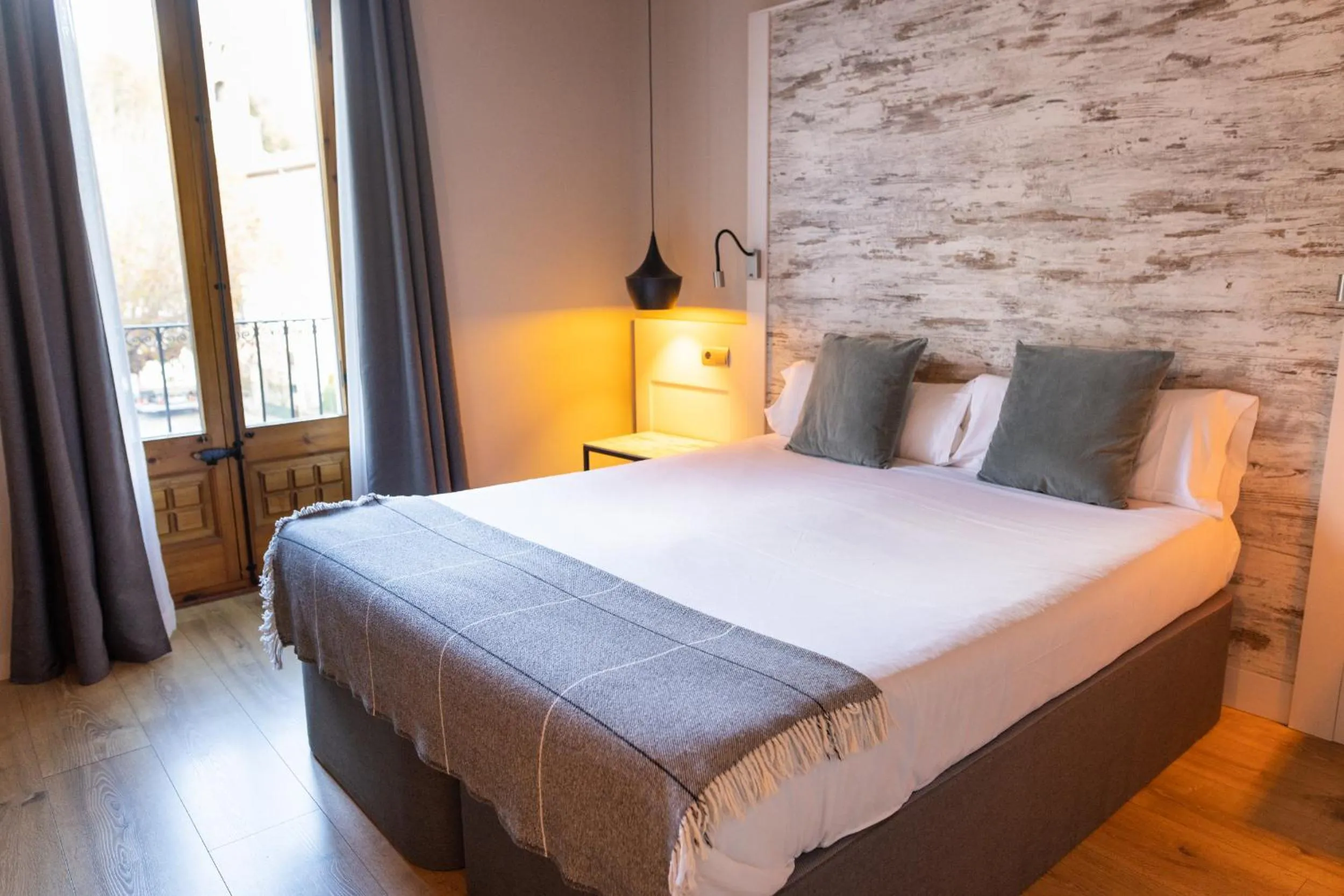 Bed in Hotel Cims de Camprodon