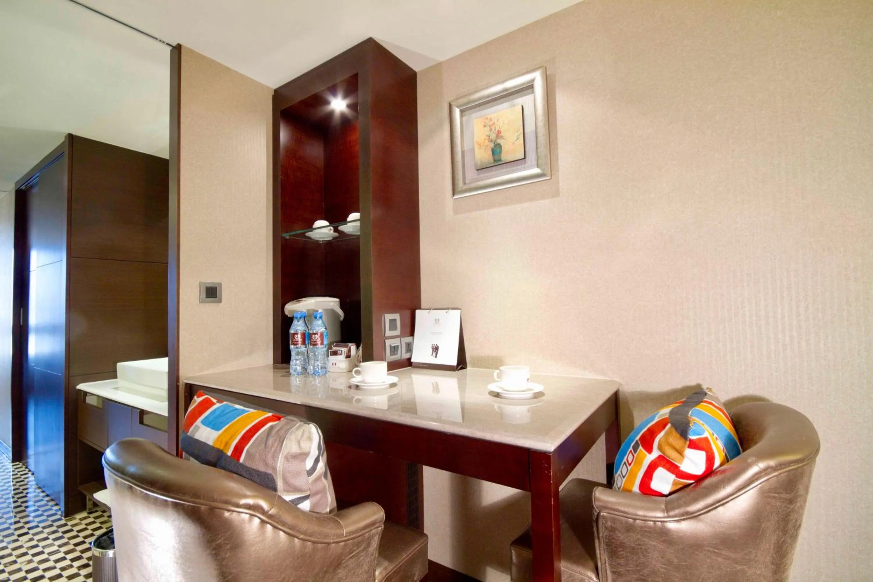 Living room in Taichung Charming City Hotel