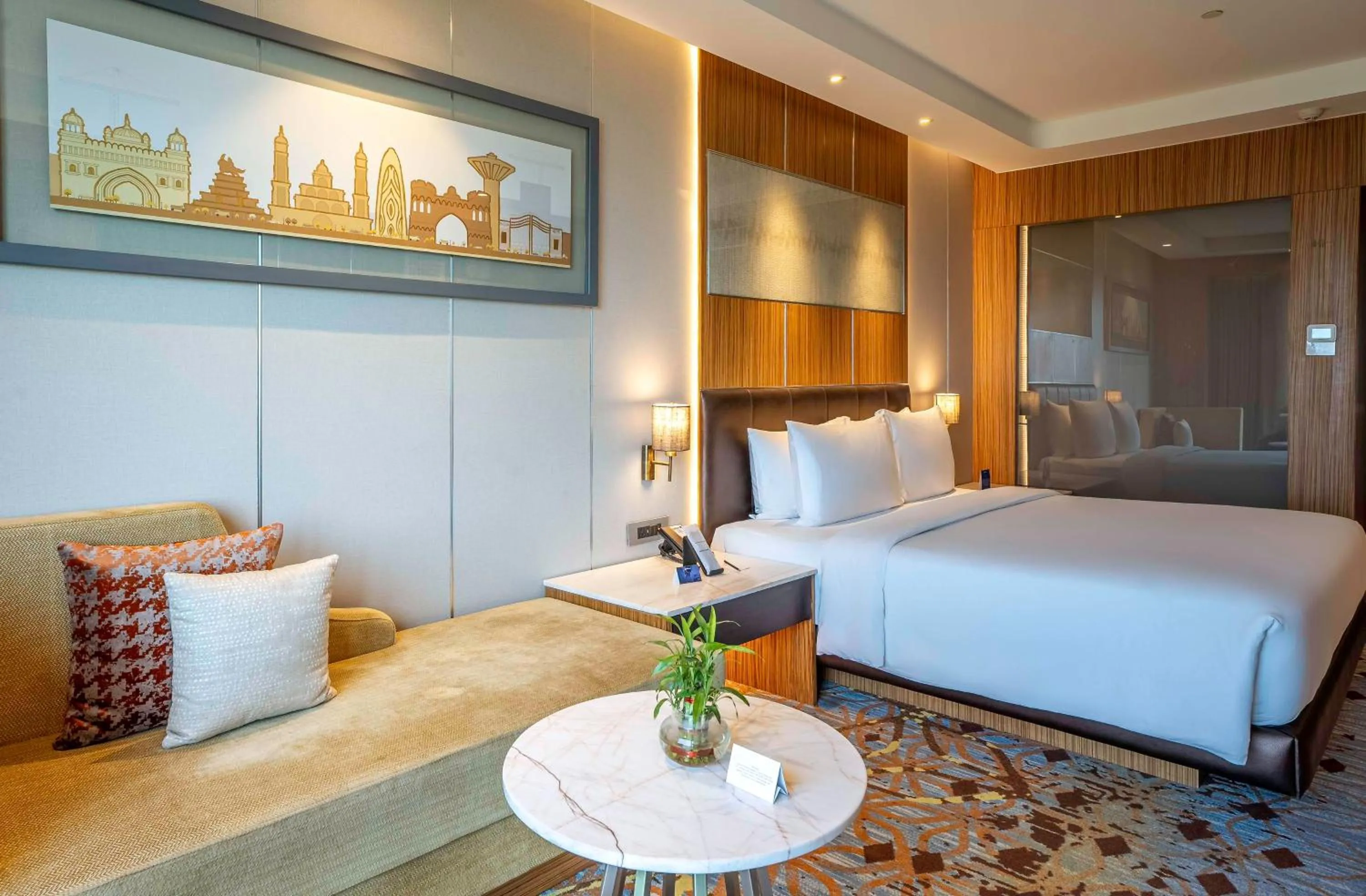 Photo of the whole room, Bed in Radisson Blu Hotel Amritsar