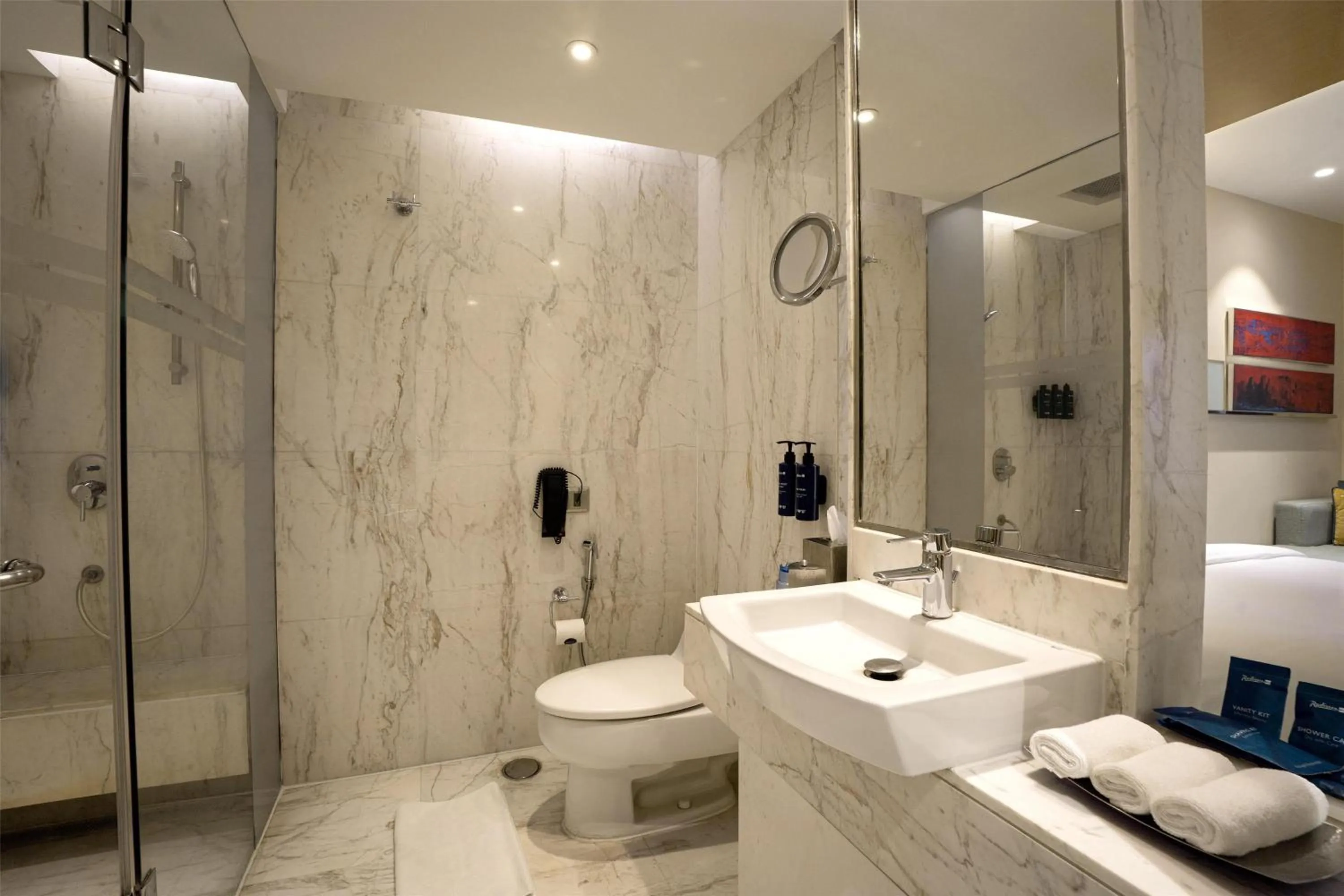 Bathroom in Radisson Blu Hotel Amritsar