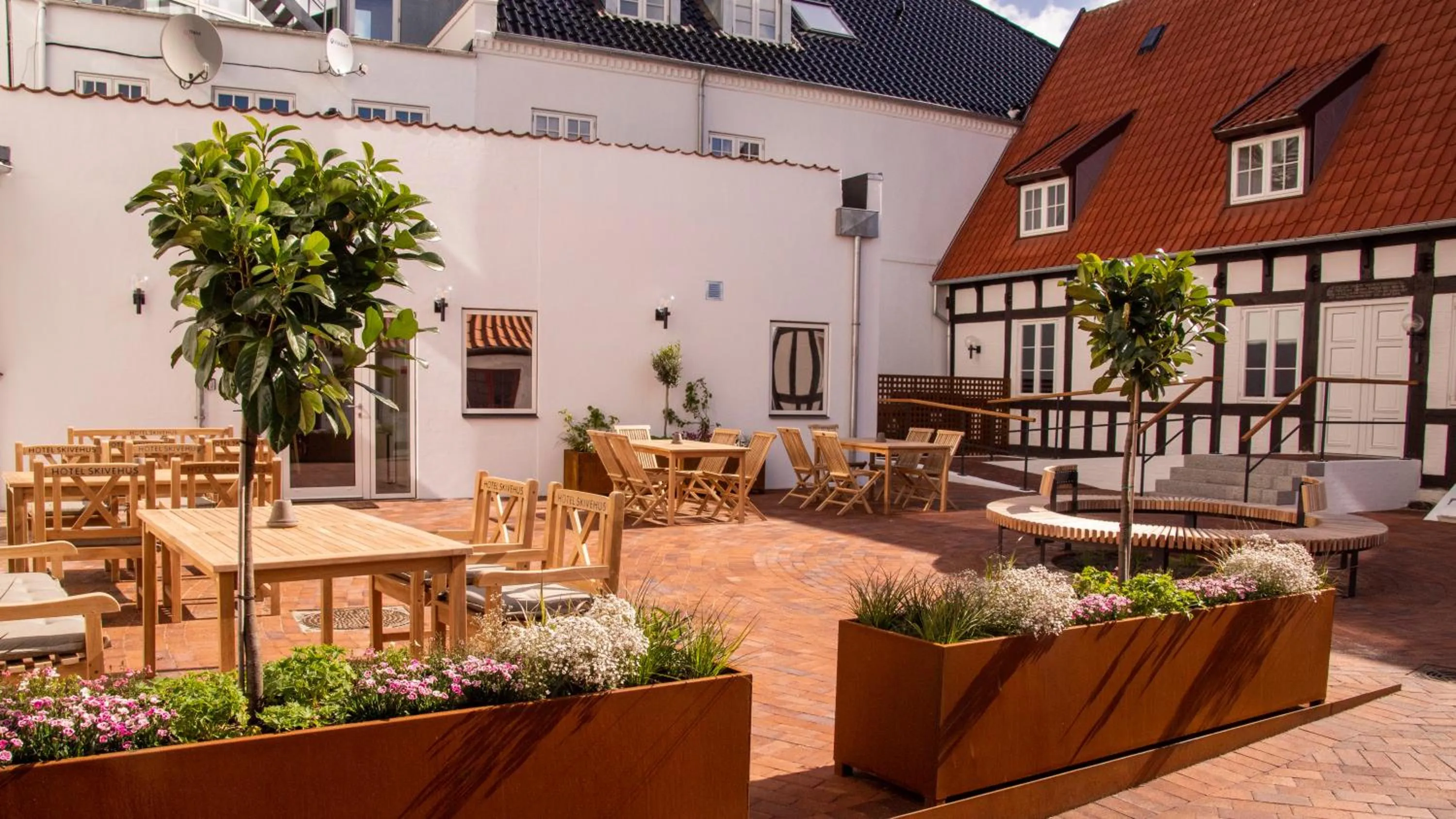 Garden in Hotel Skivehus