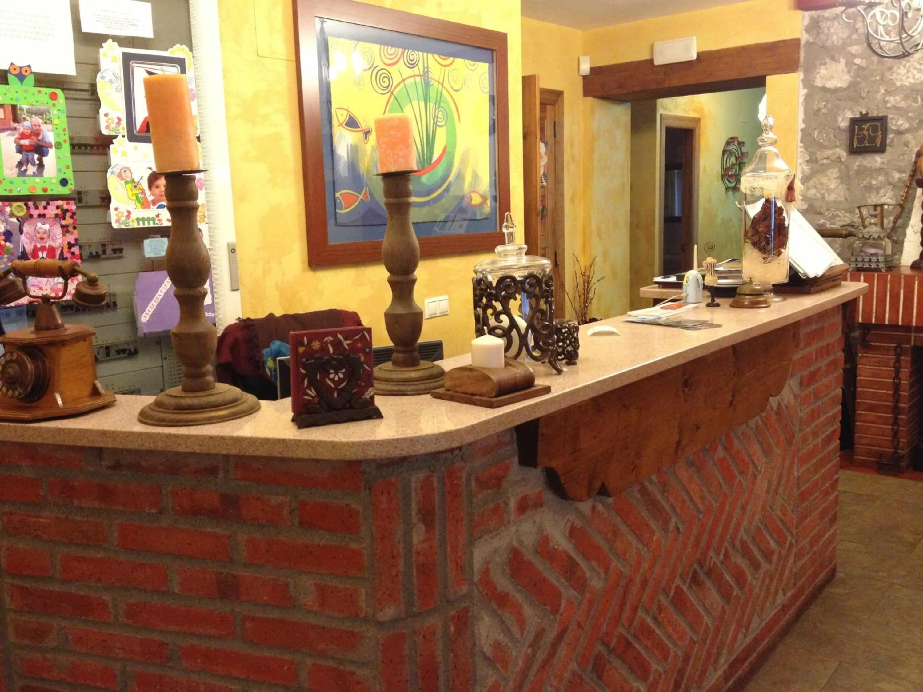 Lobby or reception in Hosteria San Emeterio