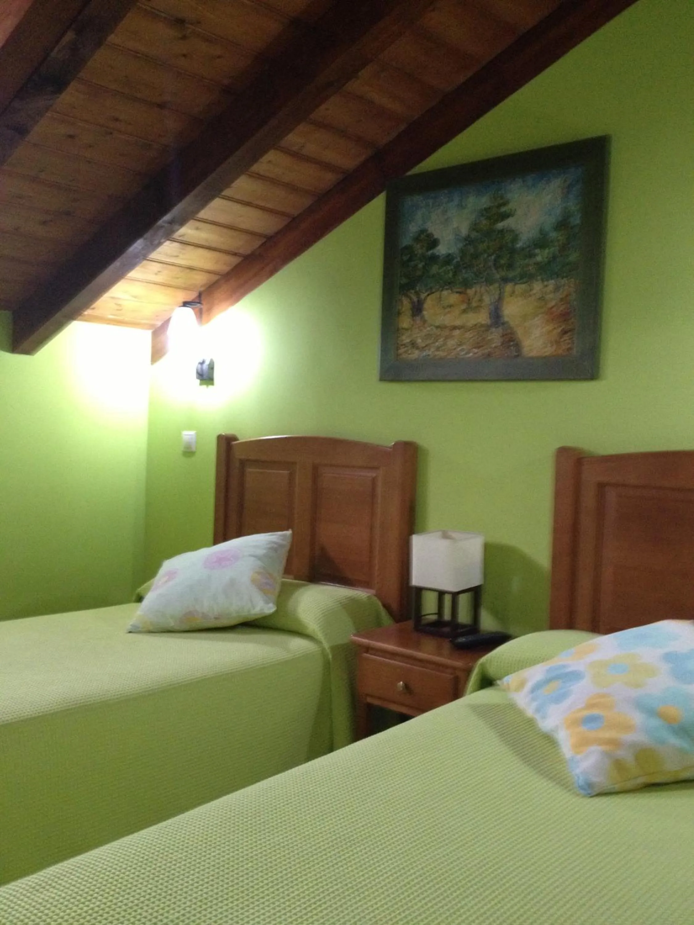 Bed in Hosteria San Emeterio