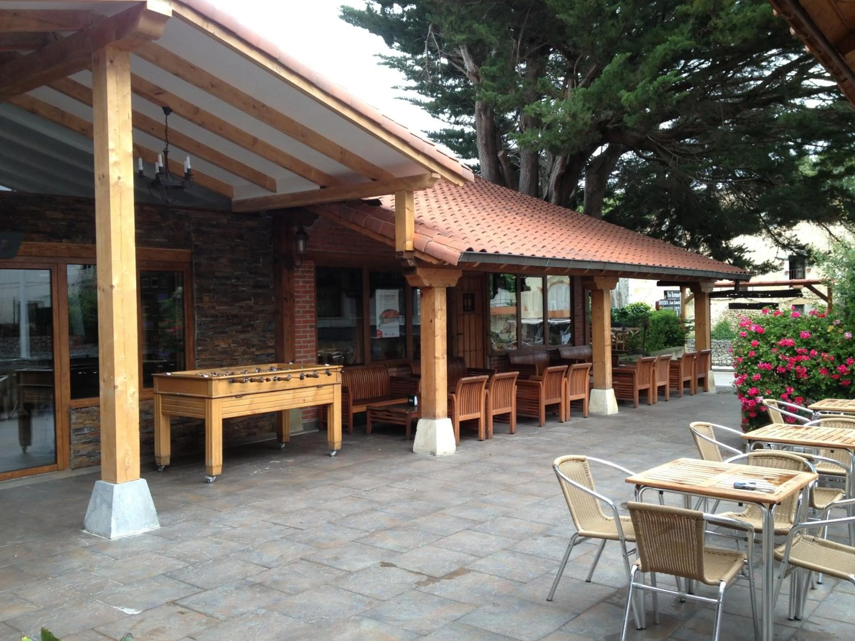 Patio in Hosteria San Emeterio
