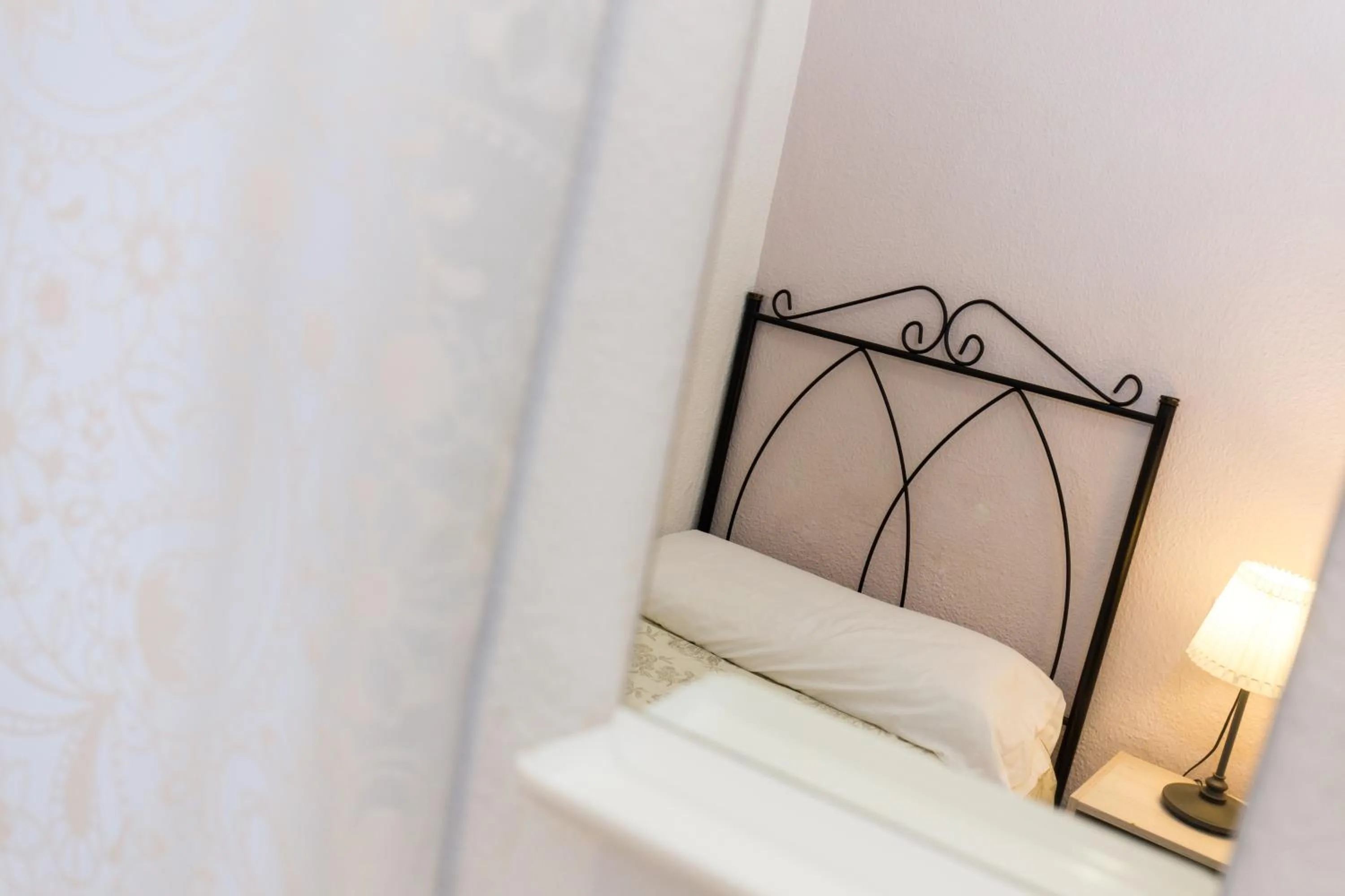 Bed in Pension Mesones