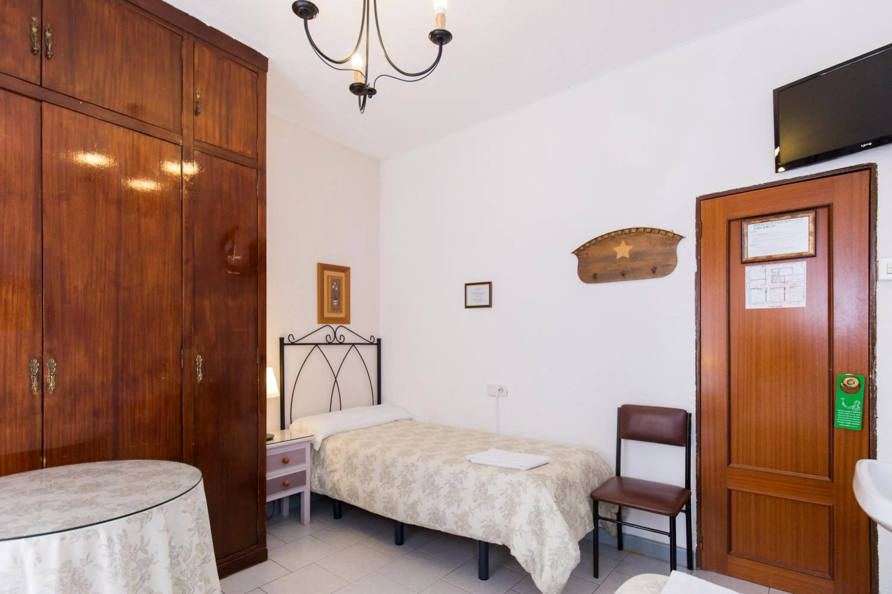 Bed in Pension Mesones