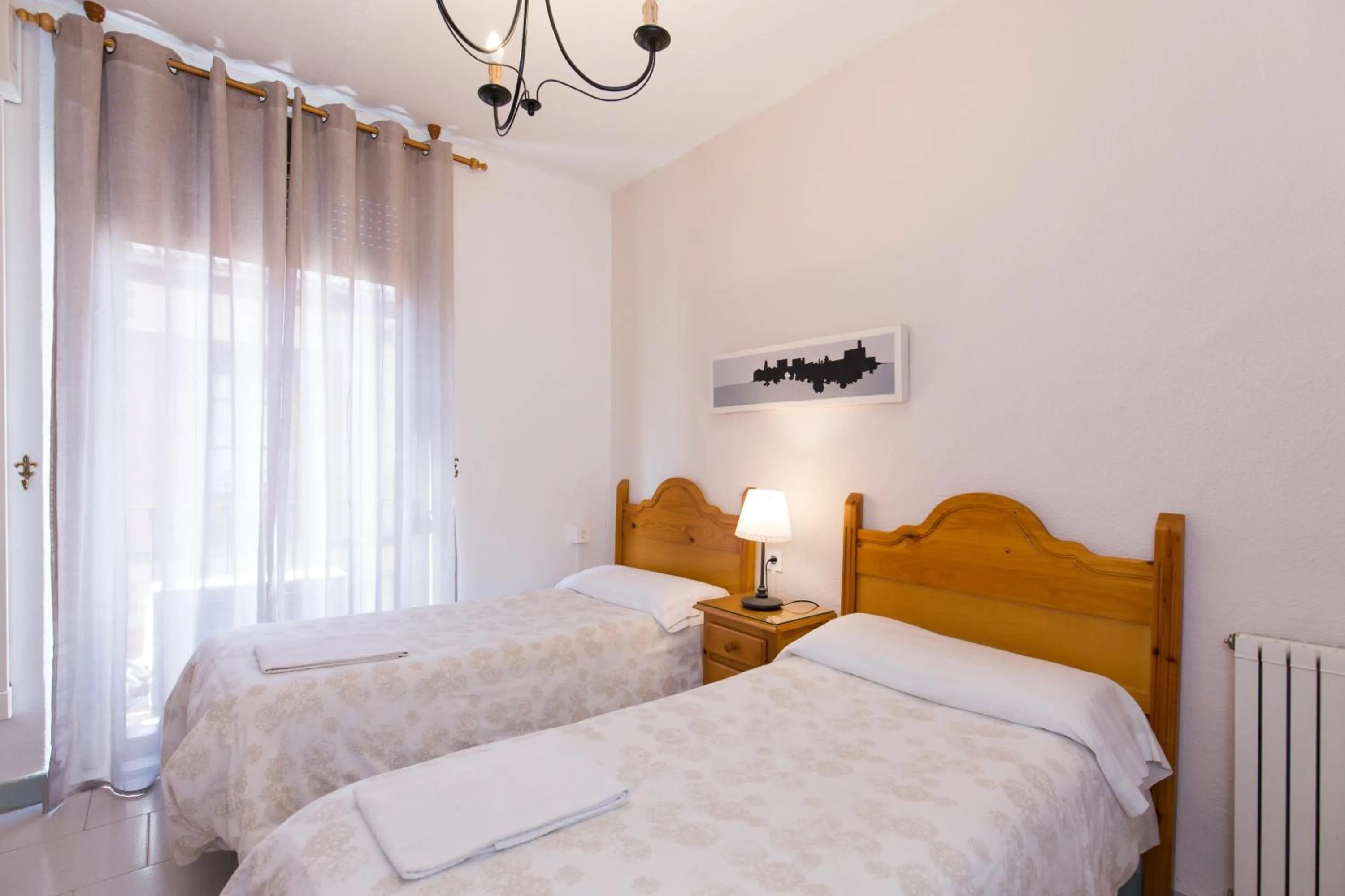 Bed in Pension Mesones