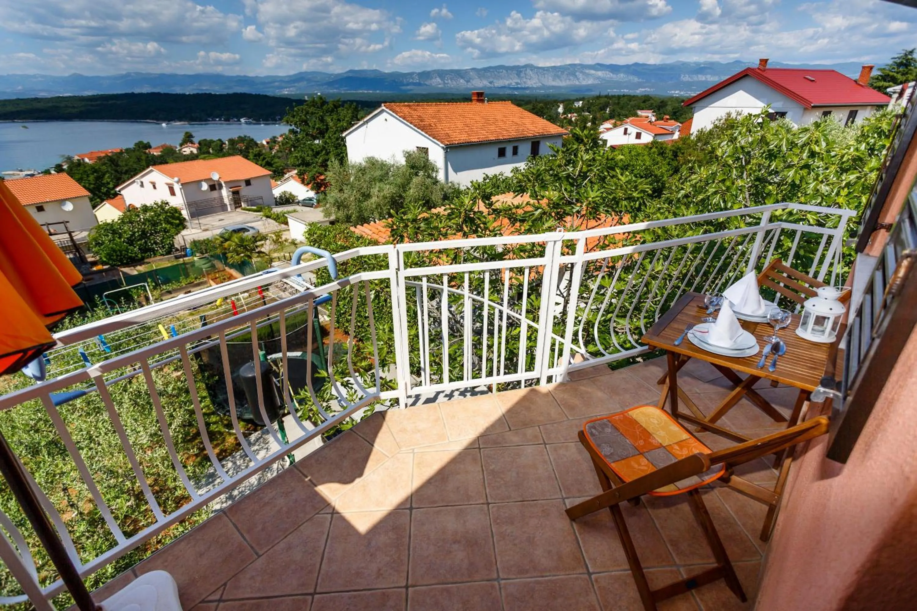 Balcony/Terrace in Apartment Karabaic by El-Pi Tours