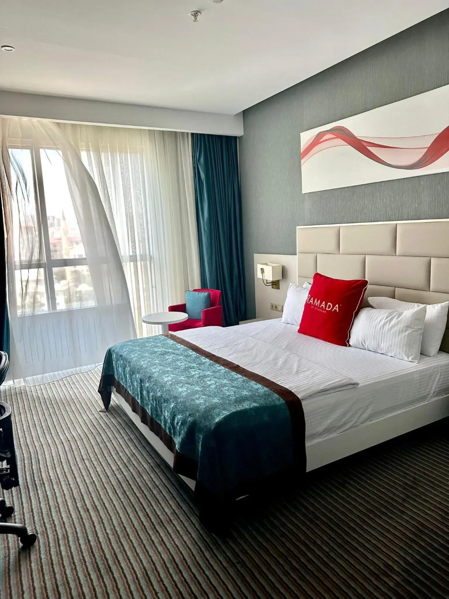 Deluxe King Room - Non-Smoking in Ramada by Wyndham Sivas Deluxe King Room - Non-Smoking in Ramada by Wyndham Sivas