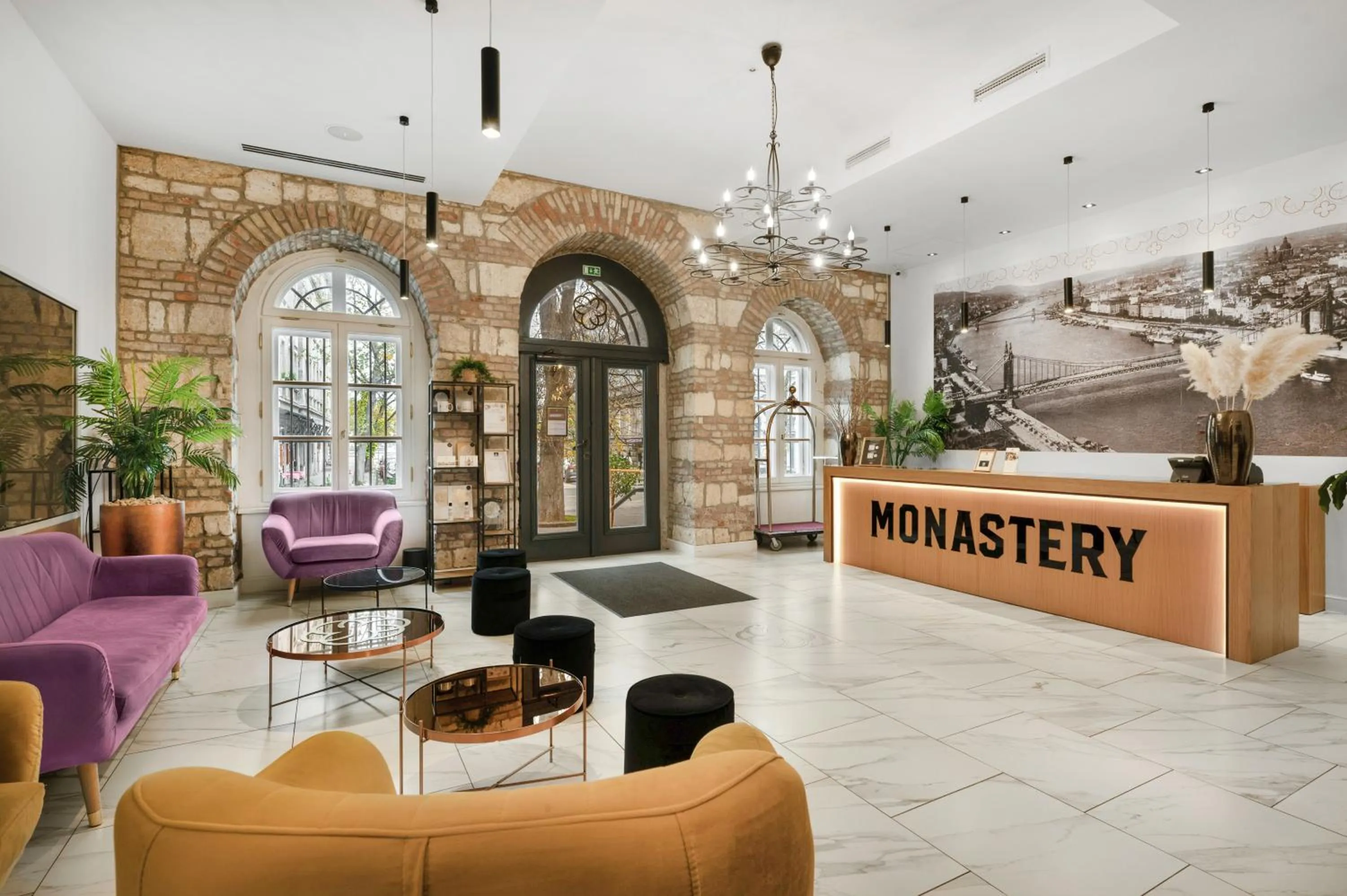 Lobby or reception in Monastery Boutique Hotel Budapest