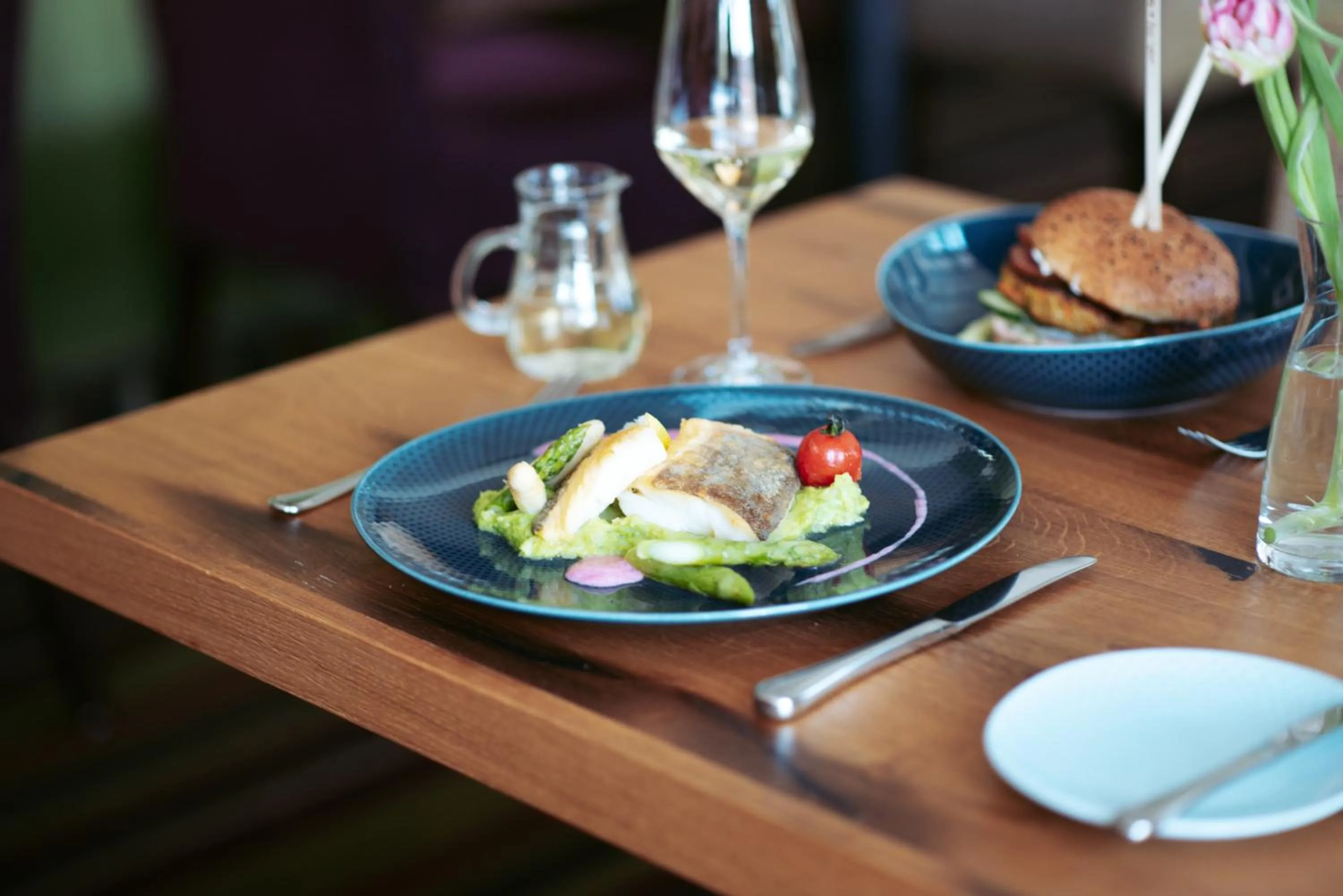 Food and drinks in Boutiquehotel Myn Utspann