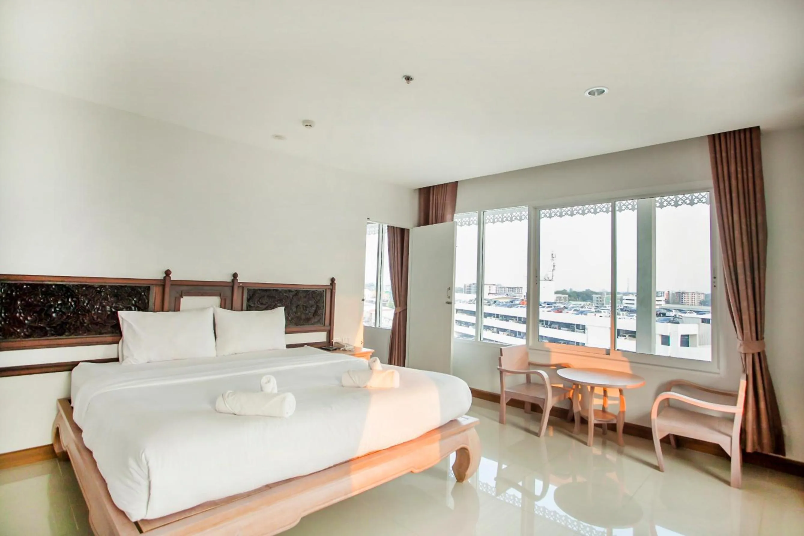 Bed in At Ruam Chok Hotel