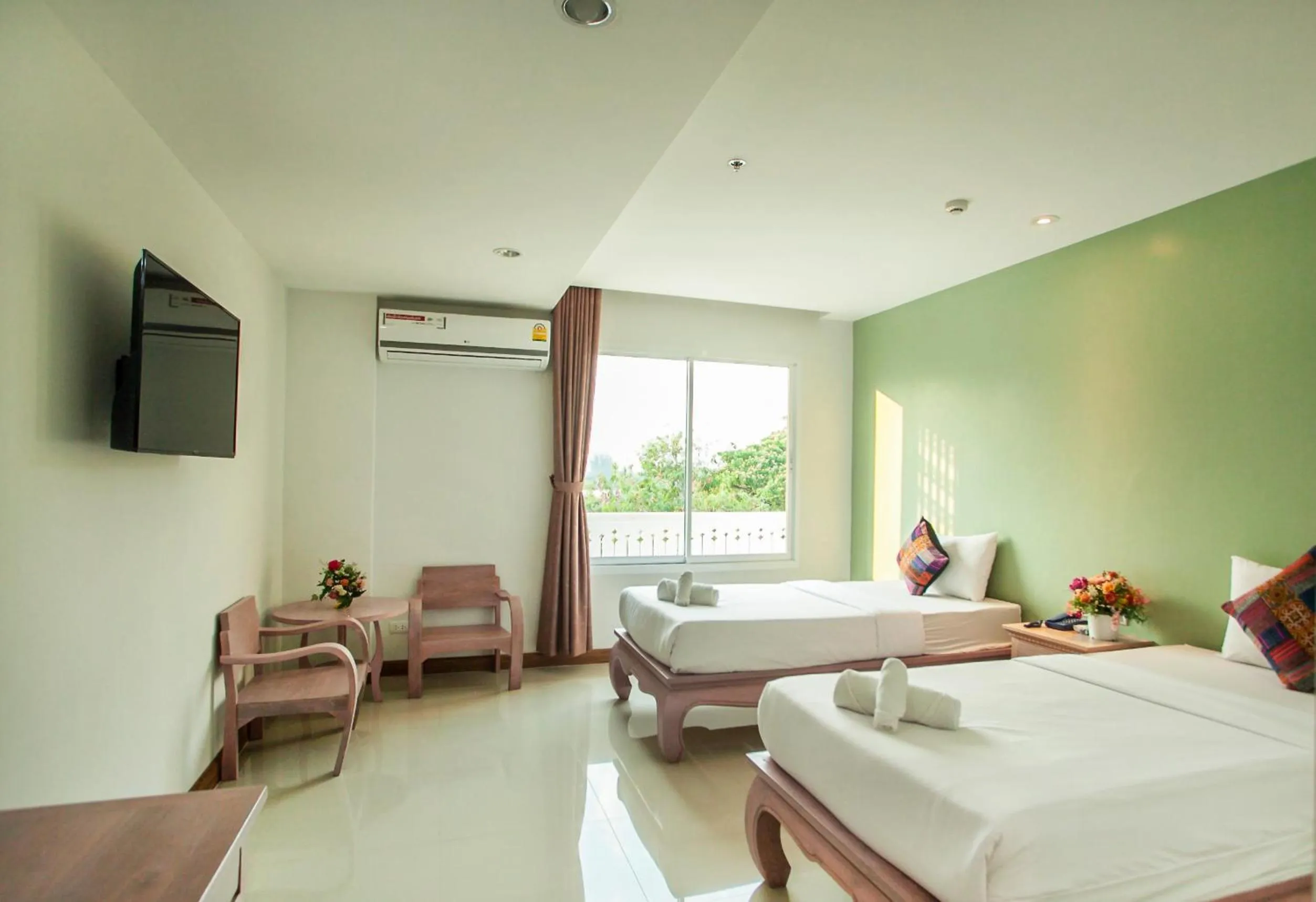 Bed in At Ruam Chok Hotel