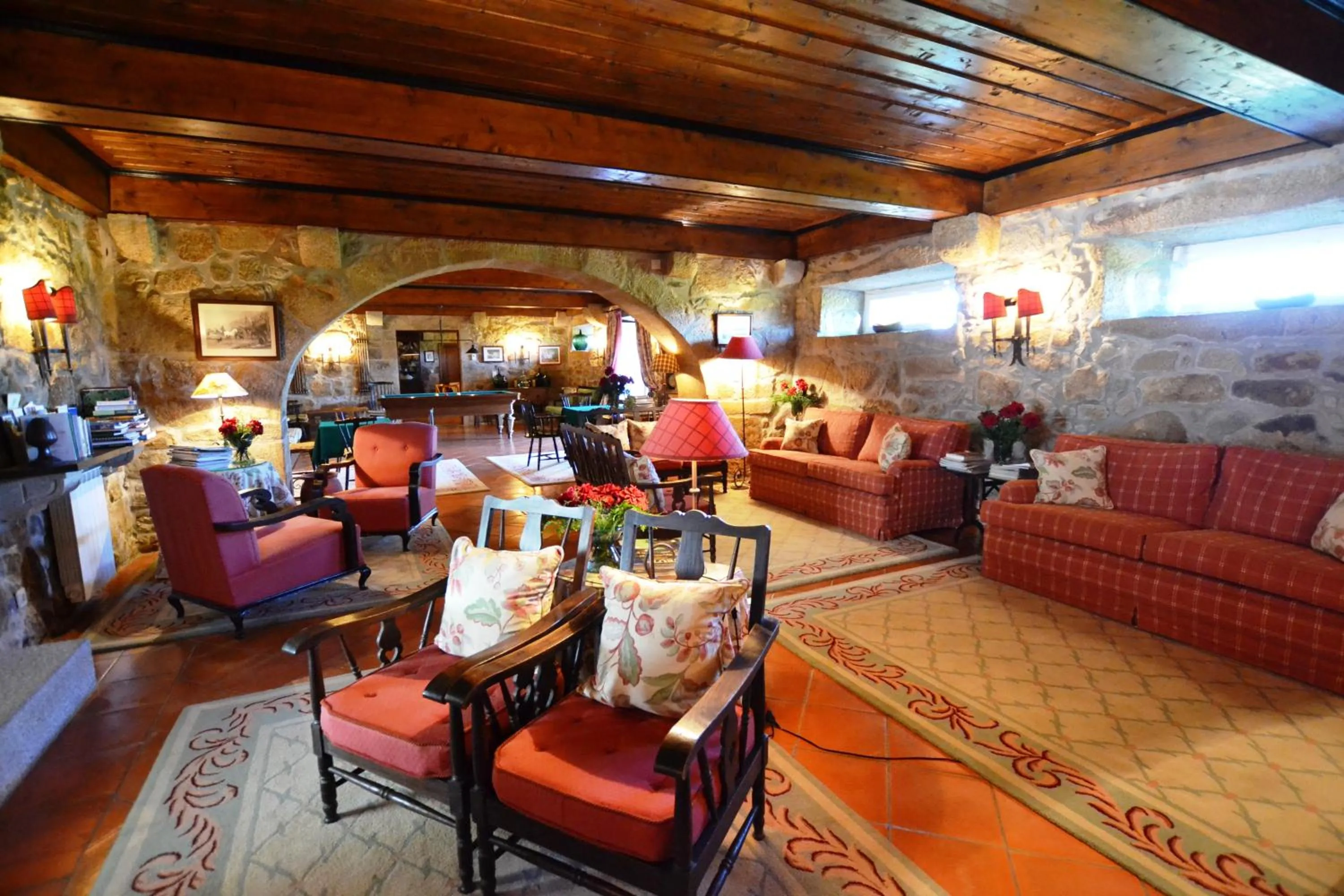 Communal lounge/ TV room in Casa da Lage