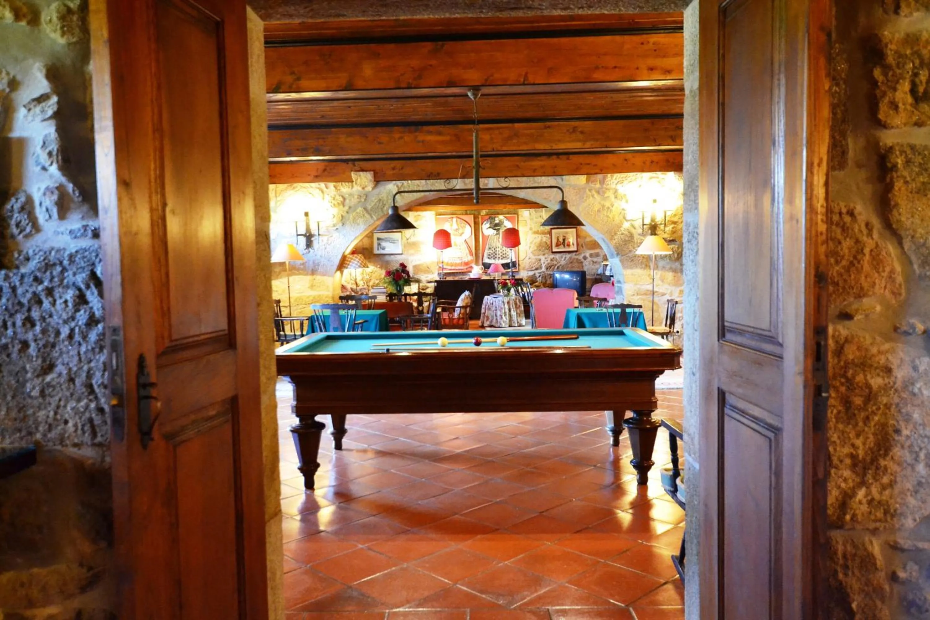 Communal lounge/ TV room in Casa da Lage