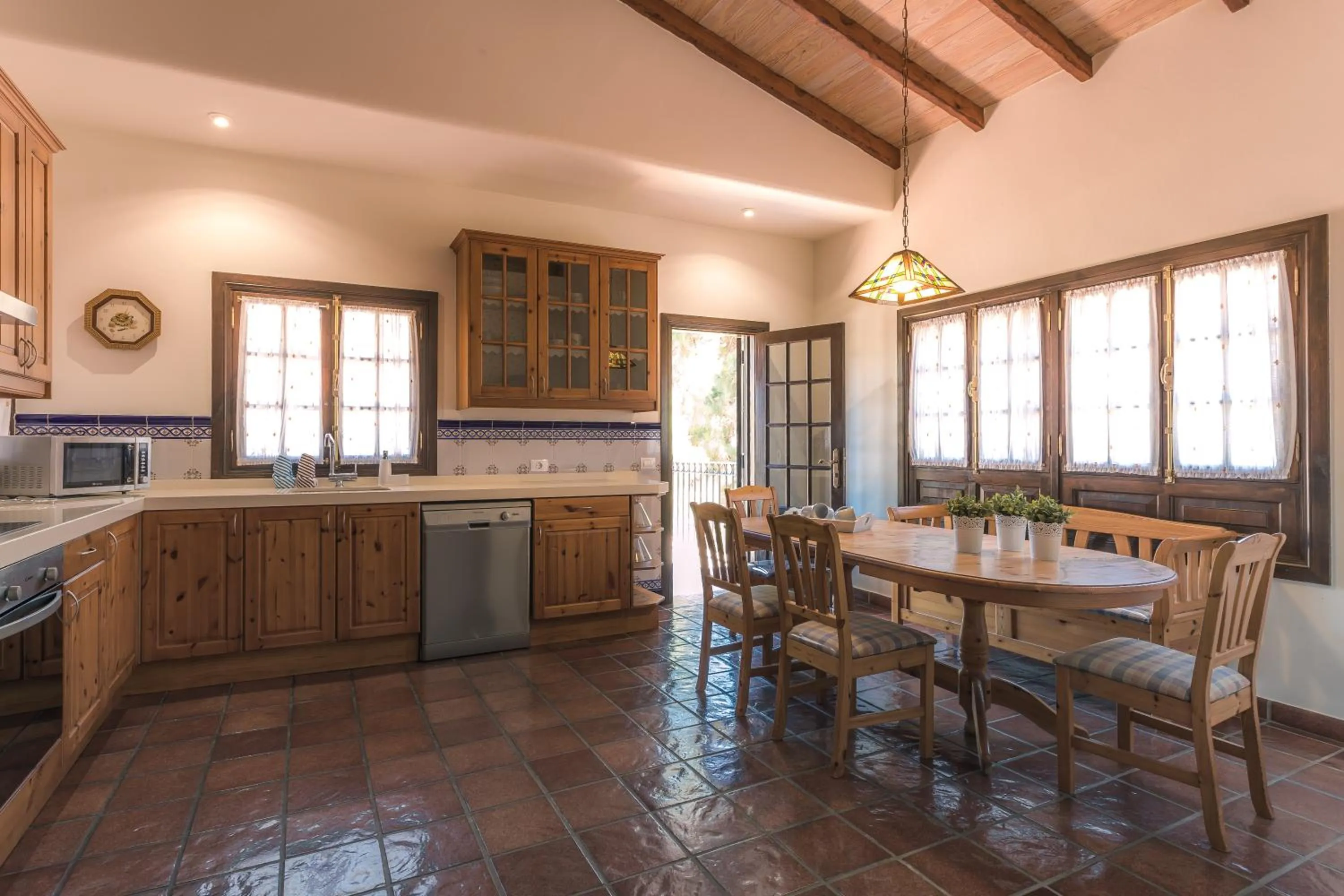 Kitchen or kitchenette in Finca Horno de la Teja