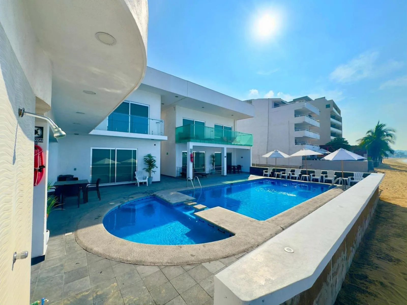 Pool view in Hotel Star