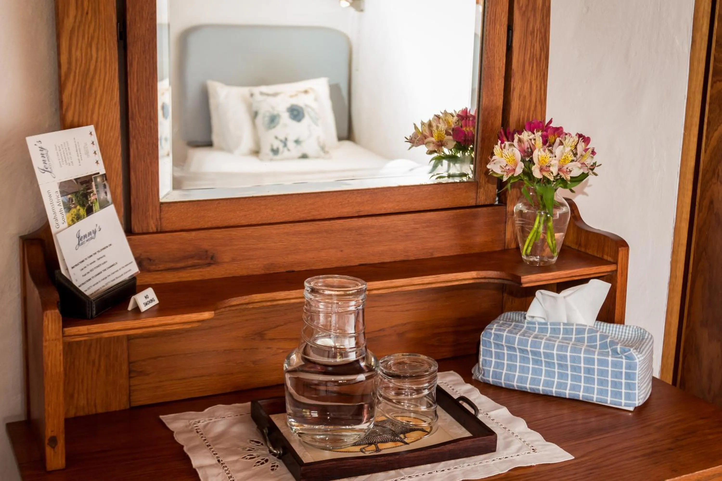 Bed in Jenny's Guest House