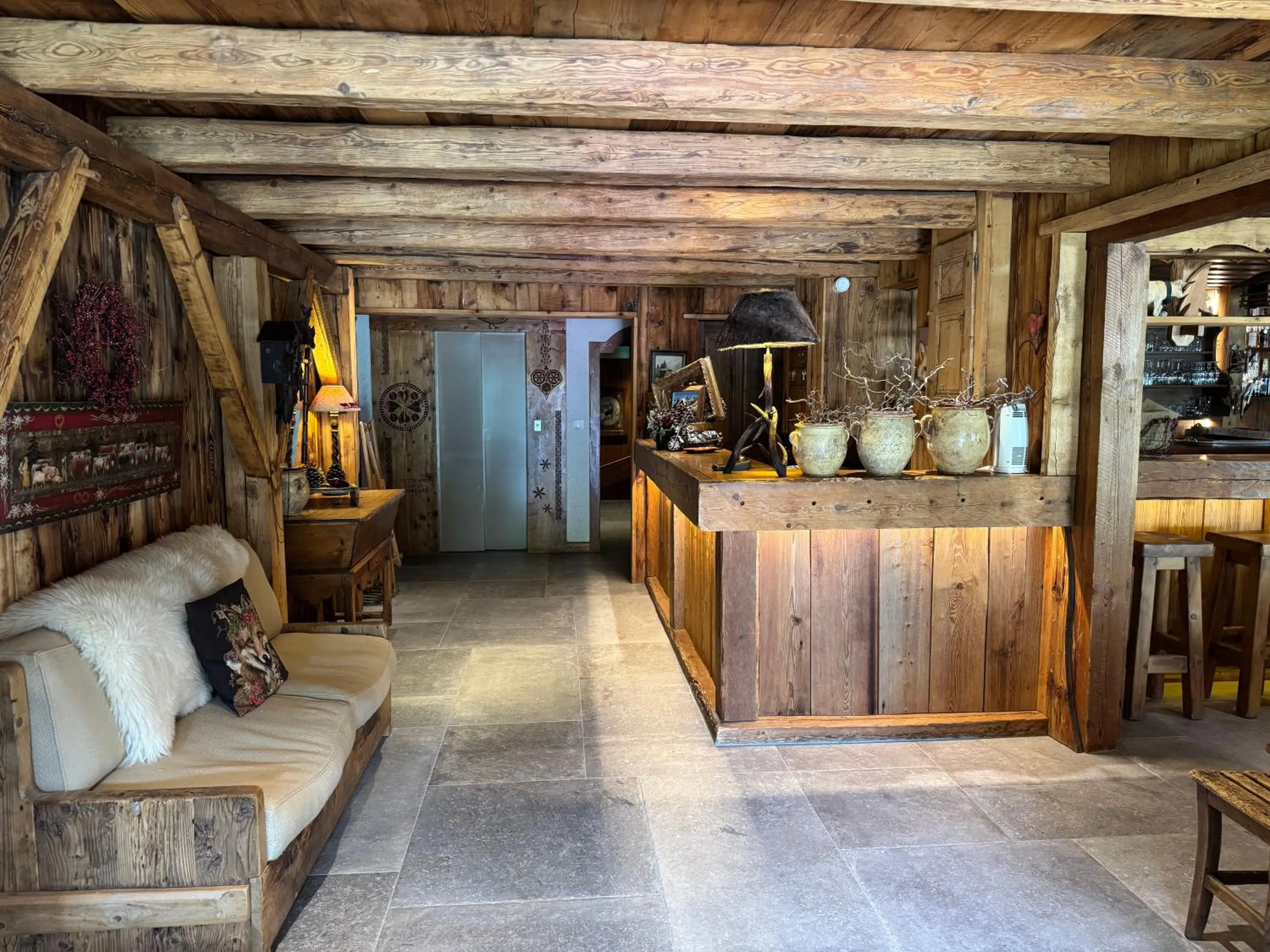 Lobby or reception in Residence Hôtelière La Renardiere