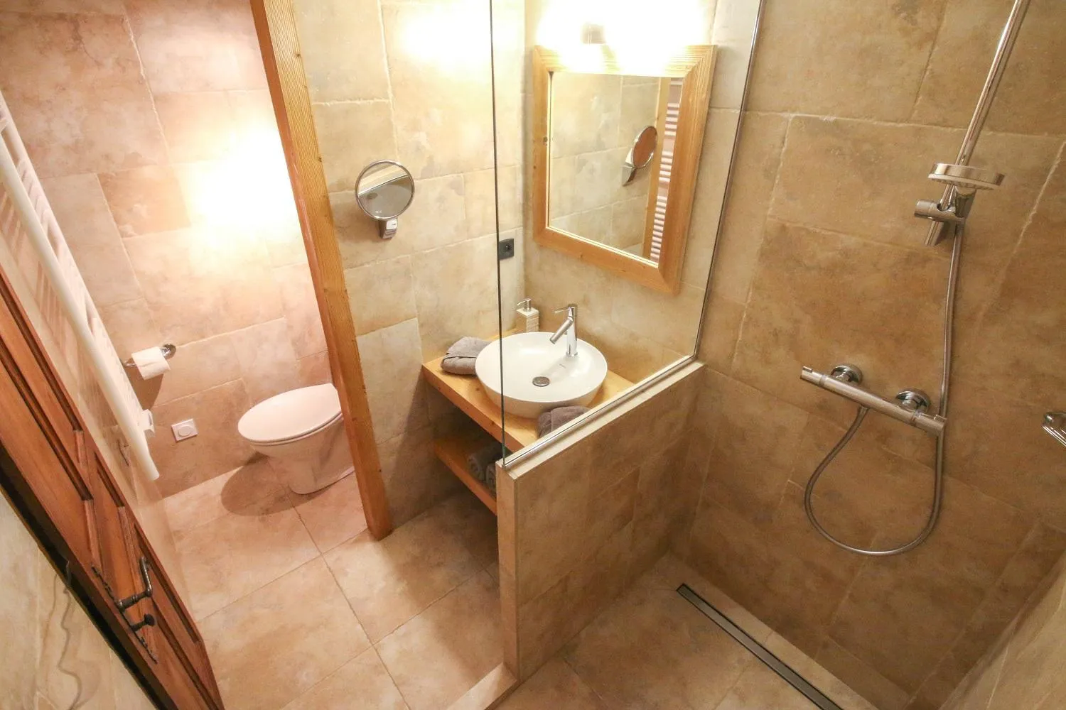 Bathroom in Residence Hôtelière La Renardiere