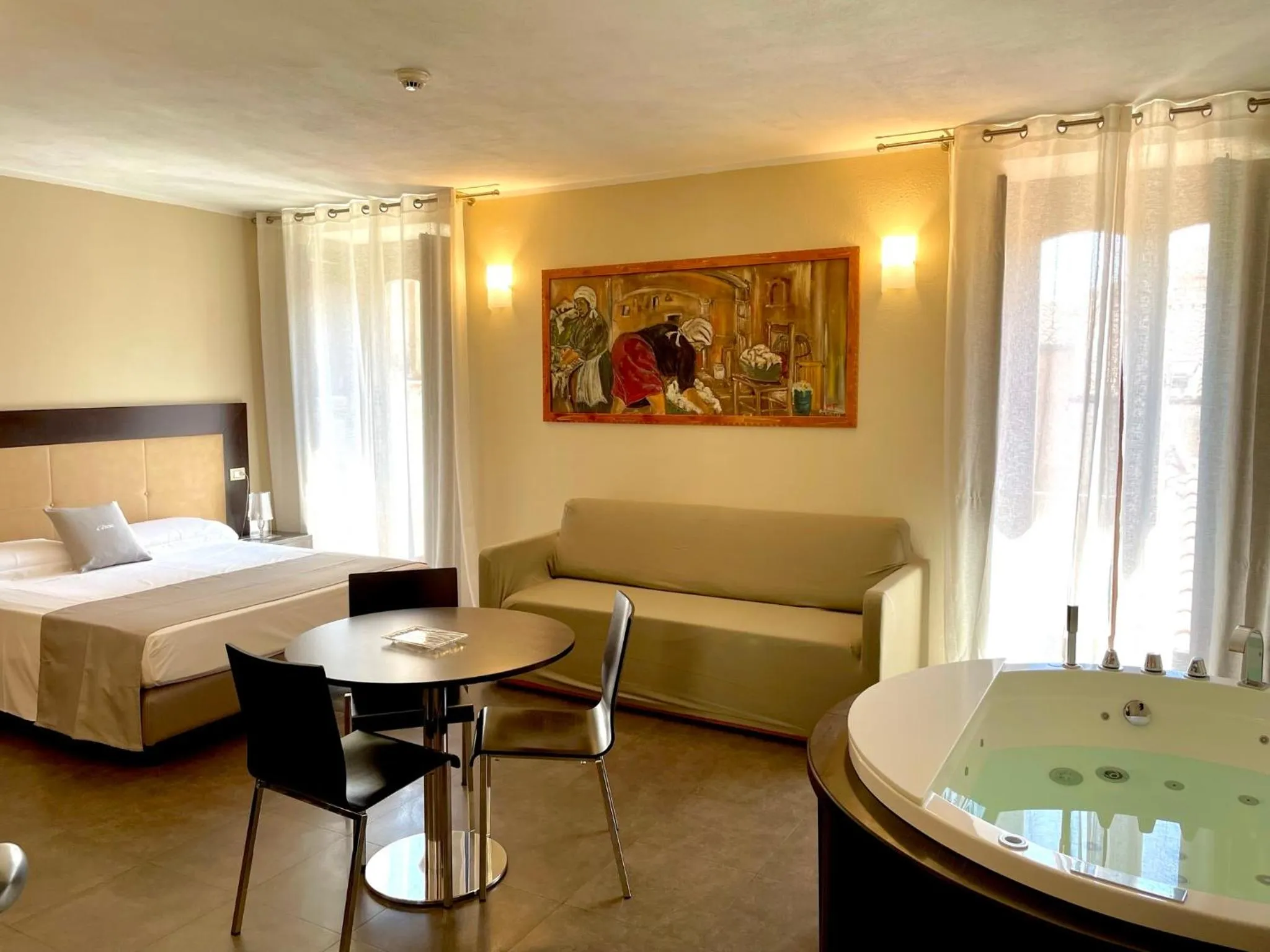 Hot Tub, Bed in Residenza il Barone