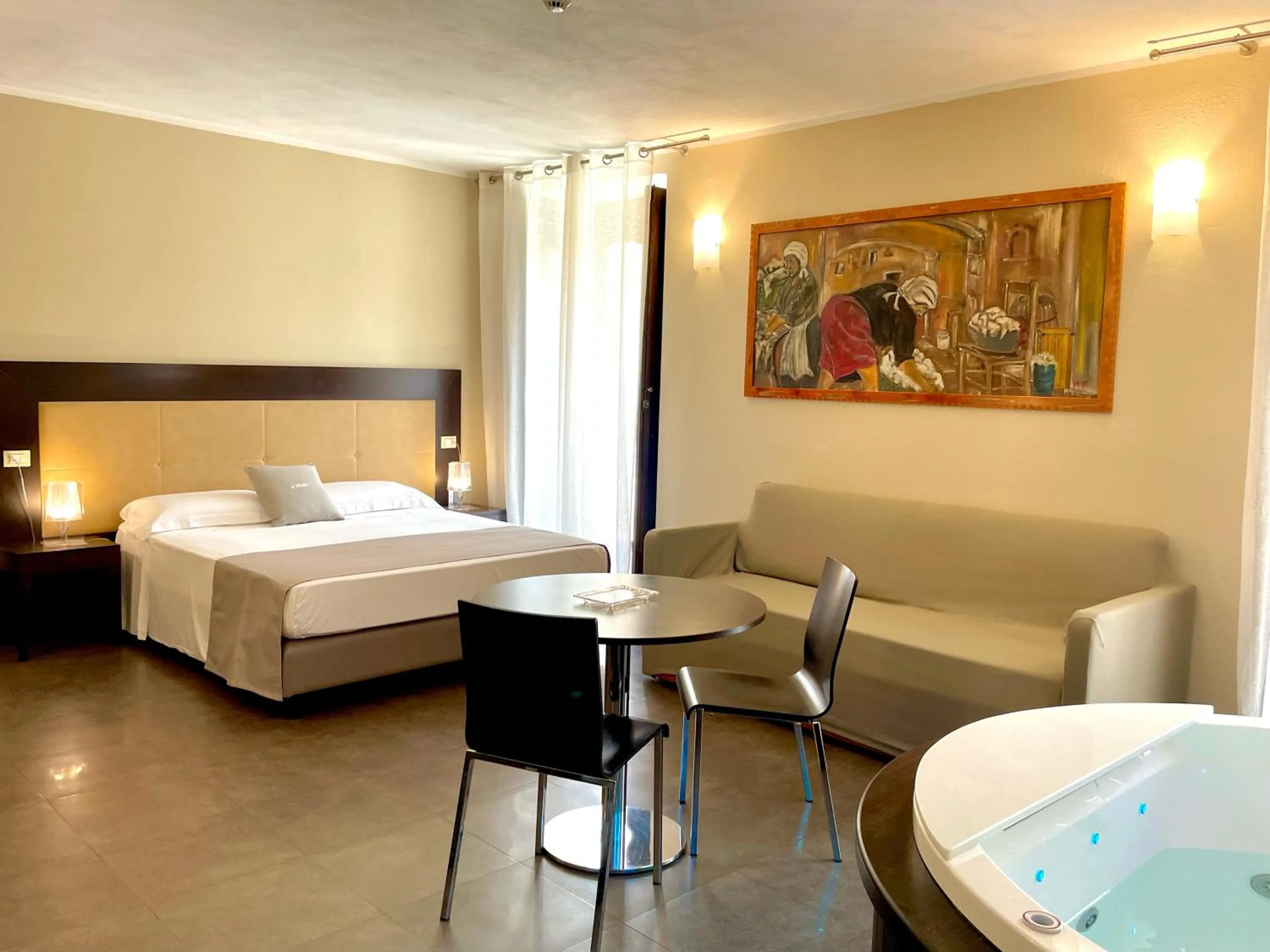 Hot Tub, Bed in Residenza il Barone